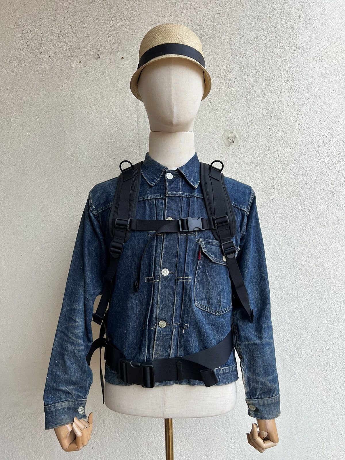 Vintage Vintage Tough Jeans T.P.E. Rider Backpack Bag Size ONE SIZE - 7 Thumbnail