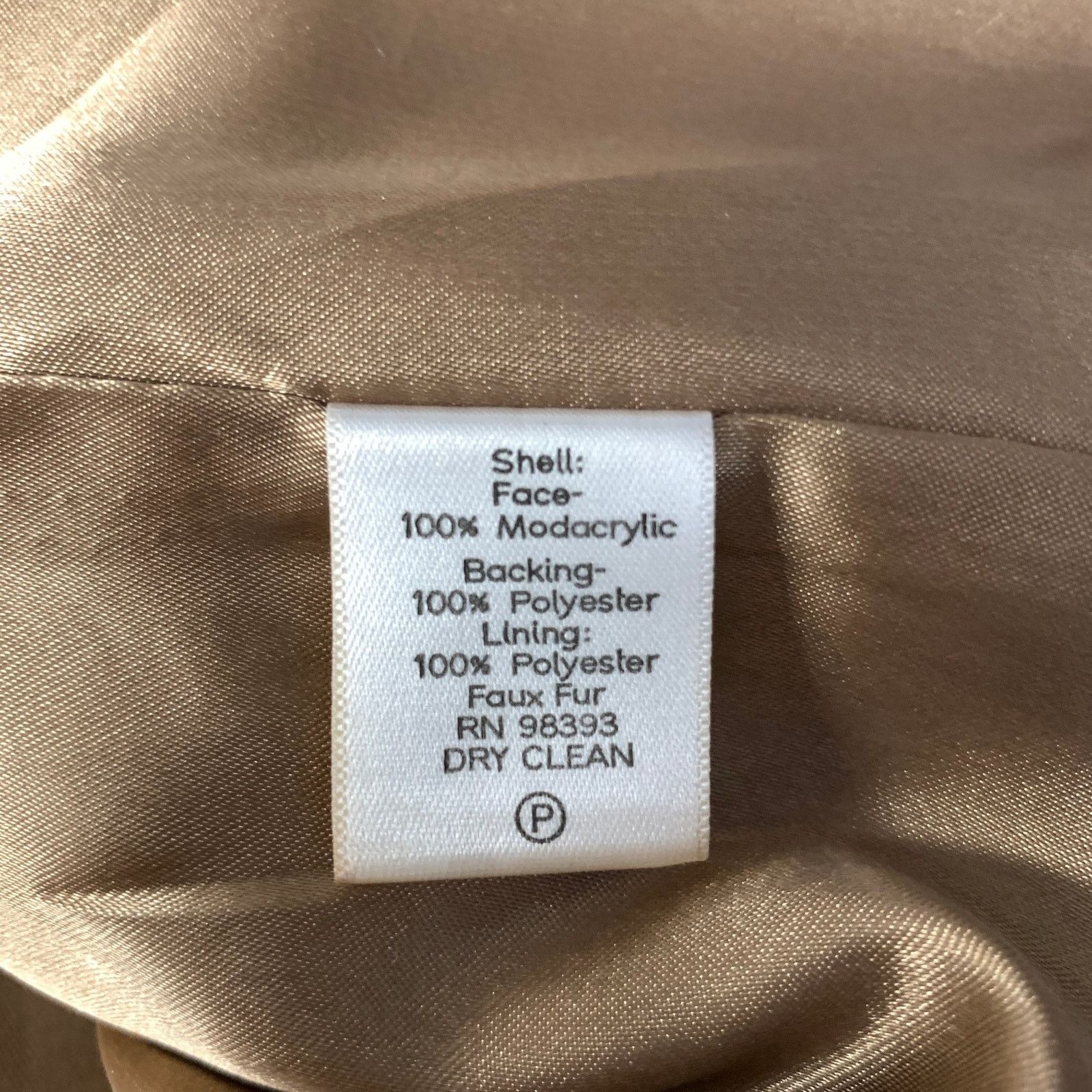 Other BASSO Size M Tan Brown Faux Fur Modacrylic Vest Size M / US 6-8 / IT 42-44 - 6 Thumbnail