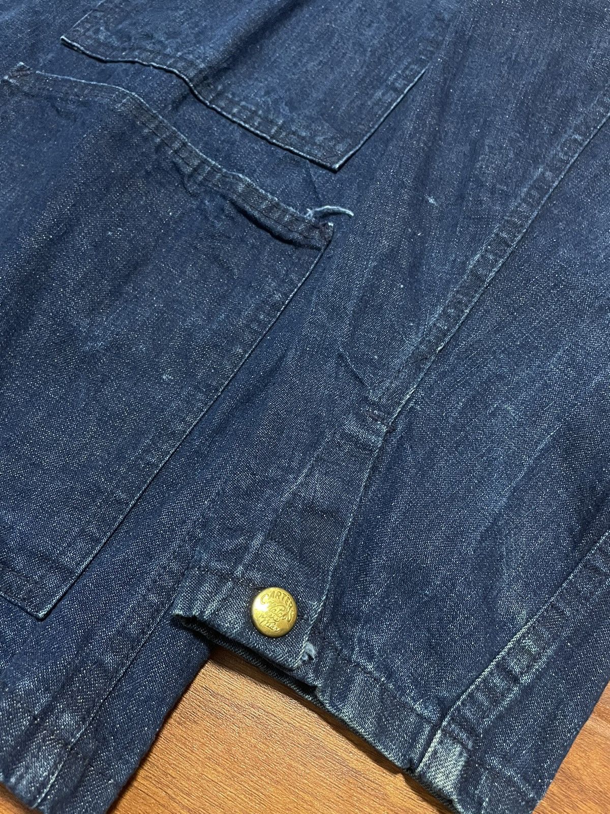 Carter's × Levi's Vintage Clothing × Wrangler 1960s Vintage Carters Denim Chore Jacket RRL Real Mccoys Size US L / EU 52-54 / 3 - 4 Thumbnail