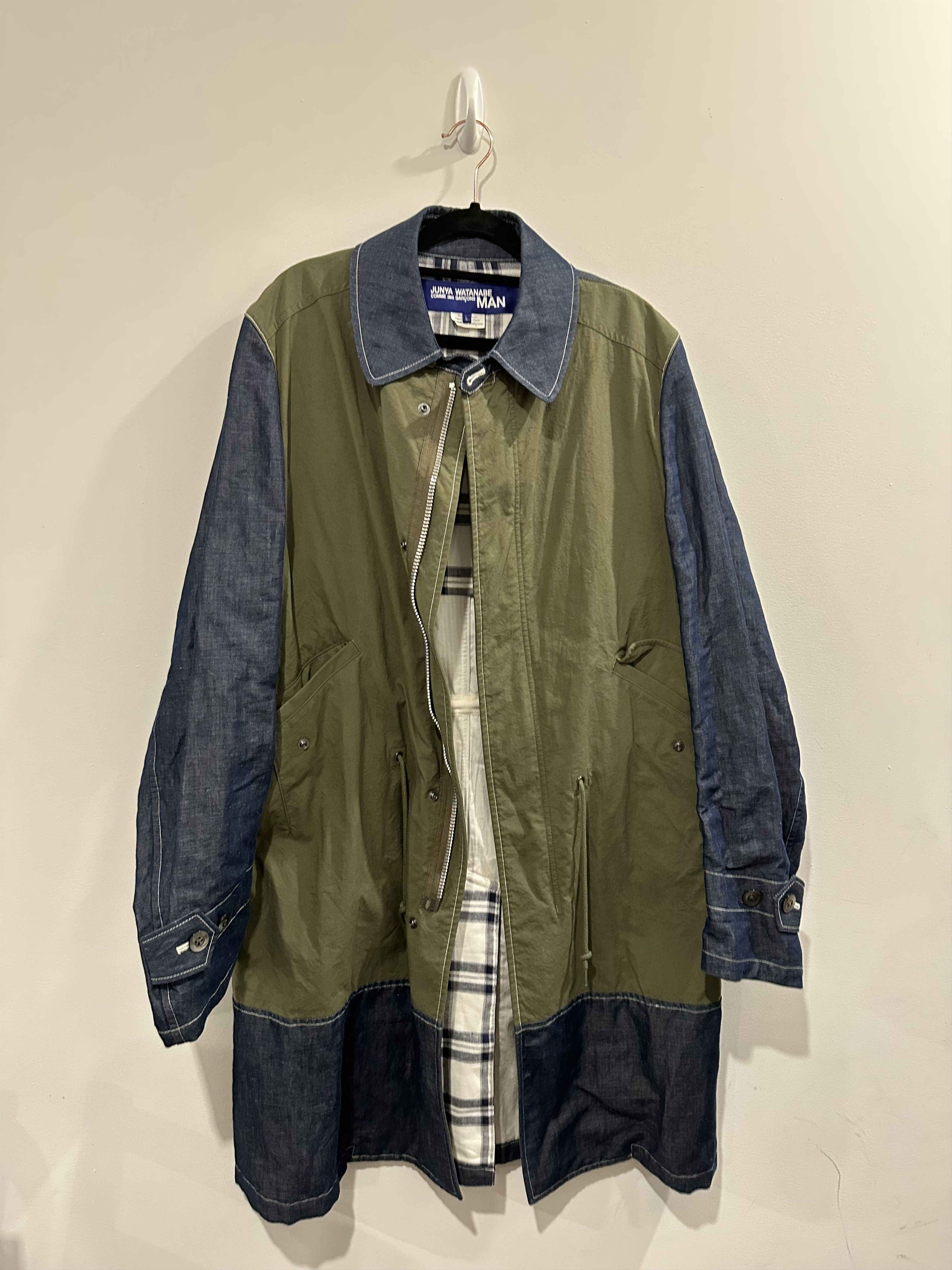 Junya Watanabe SS20 Nylon Denim Coat Size US L / EU 52-54 / 3 - 2 Thumbnail