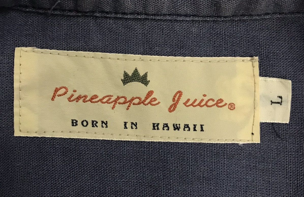 Japanese Brand × Vintage Vintage Pineapple Juice Born In Hawaii Shirt Button Up Size US L / EU 52-54 / 3 - 11 Thumbnail