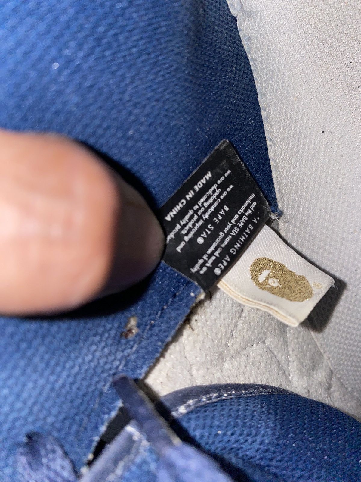 Bape Bapesta Hi Size US 8.5 / EU 41-42 - 15 Thumbnail