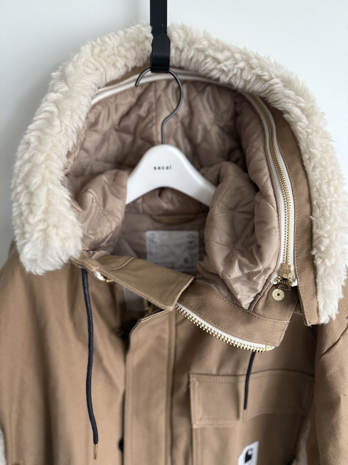 Sacai Sacai x Carhartt WIP Canvas Parka Siberian Size M / US 6-8 / IT 42-44 - 6 Thumbnail