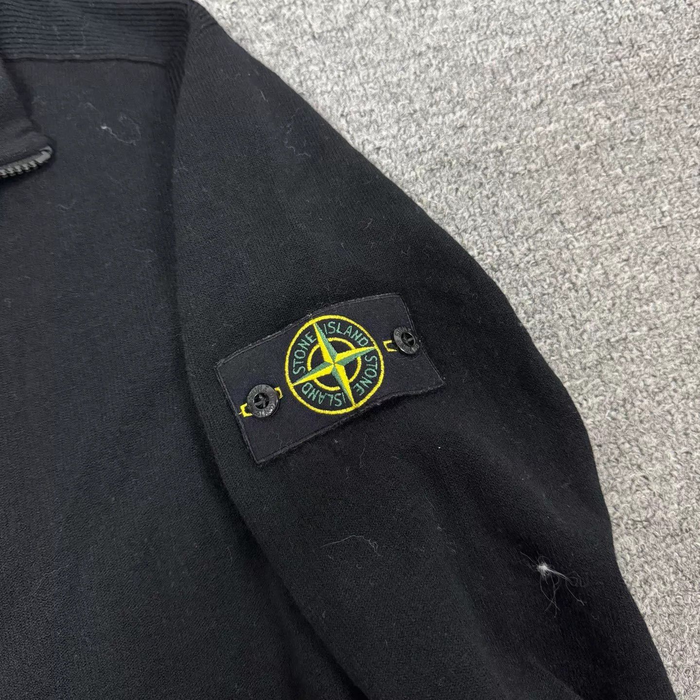 Stone Island Stone Island Patch Logo Wool Zip Jacket Size L Mint Size US L / EU 52-54 / 3 - 4 Thumbnail