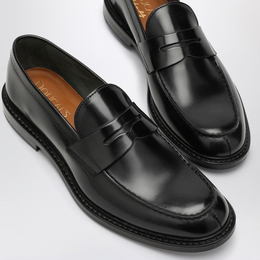 Doucal's o1d2blof0226 Leather Classic Shoes in Black Size US 9 / EU 42 - 5 Thumbnail