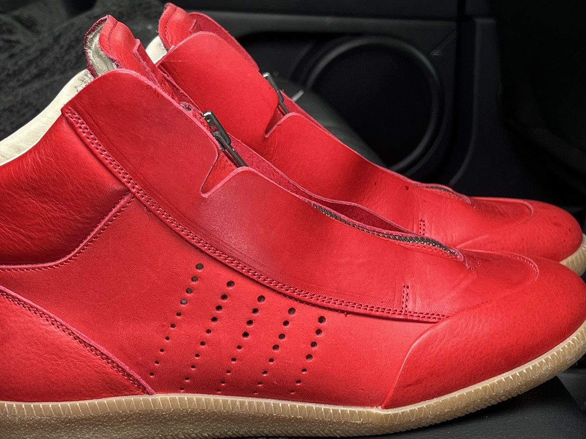 Maison Margiela Vintage Red Margiela Zip circuit high tops size 41 Size US 8.5 / IT 38.5 - 4 Thumbnail