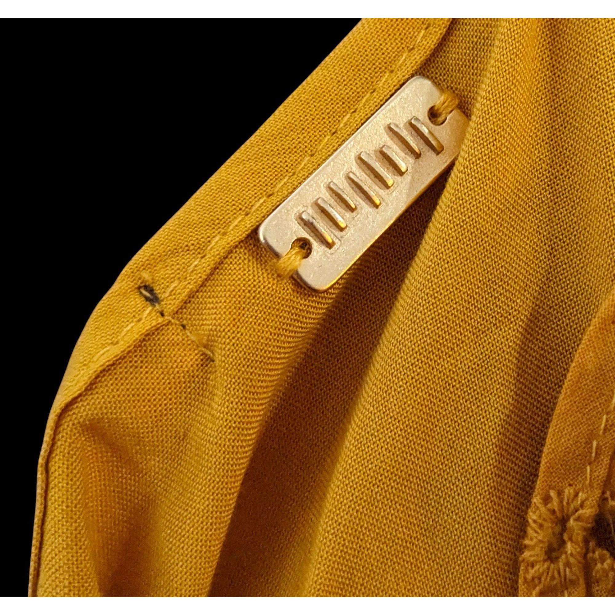 Other Vintage Mustard The Cove Atlantis Ruffle Maxi Dress Size Sma Size S / US 4 / IT 40 - 7 Thumbnail