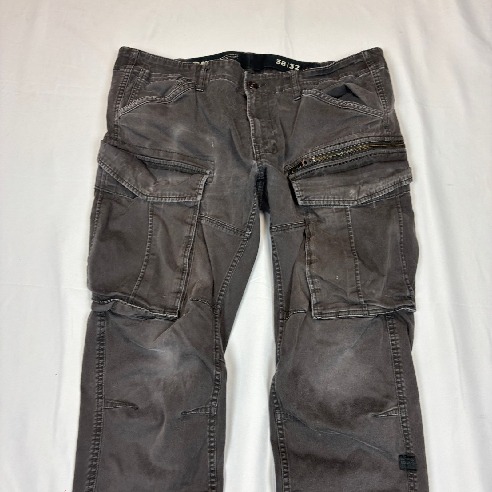 G-Star G Star Raw Rovic Zip 3D Straight Tapered Pants Men's 38x28 Size US 38 / EU 54 - 2 Thumbnail
