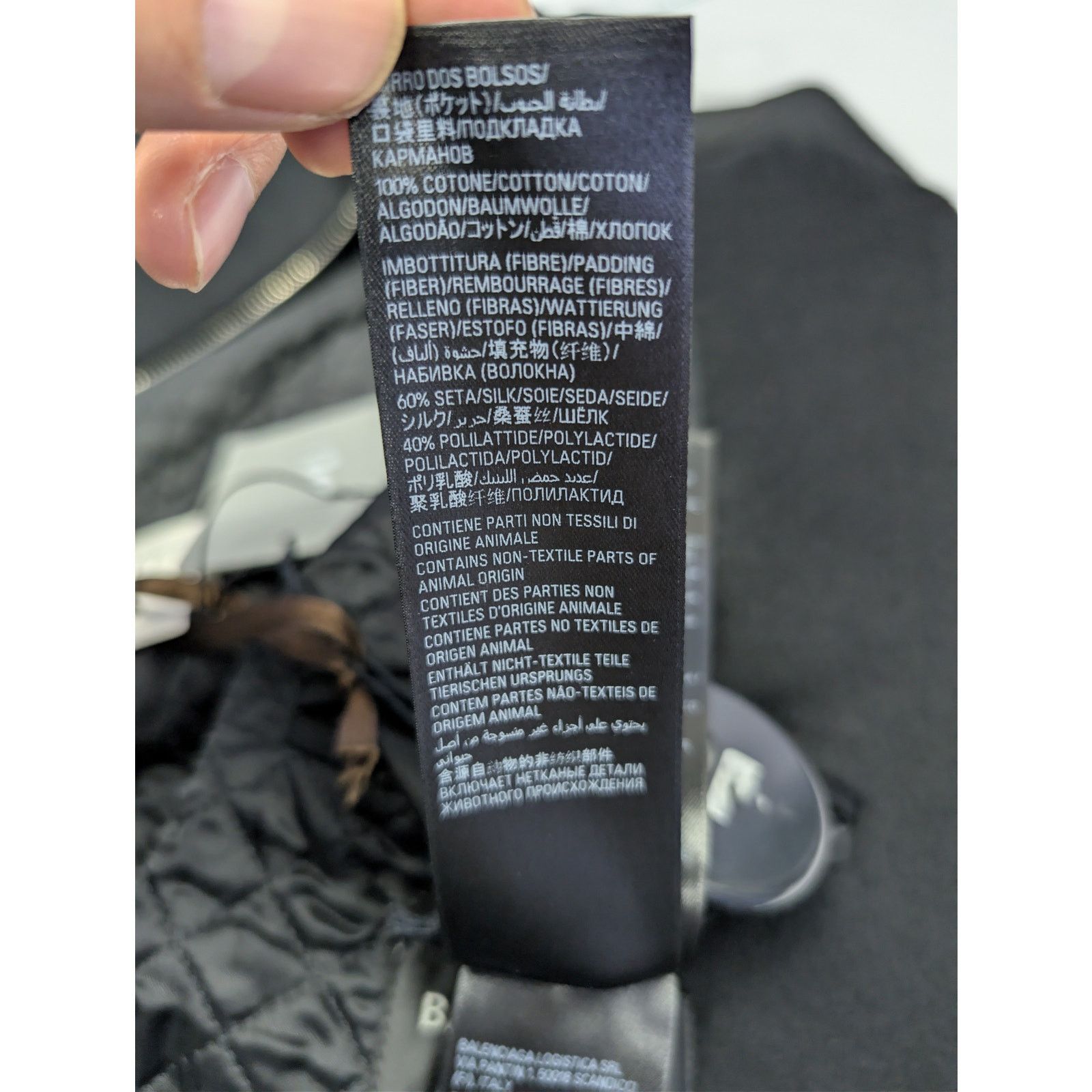 Balenciaga o1rshd1 Zipper Jacket in Black Size US M / EU 48-50 / 2 - 21 Thumbnail