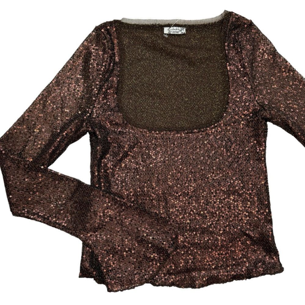 Free People New Free People Late Night Disco Layering Hot Fudge Top Siz Size S / US 4 / IT 40 - 6 Thumbnail