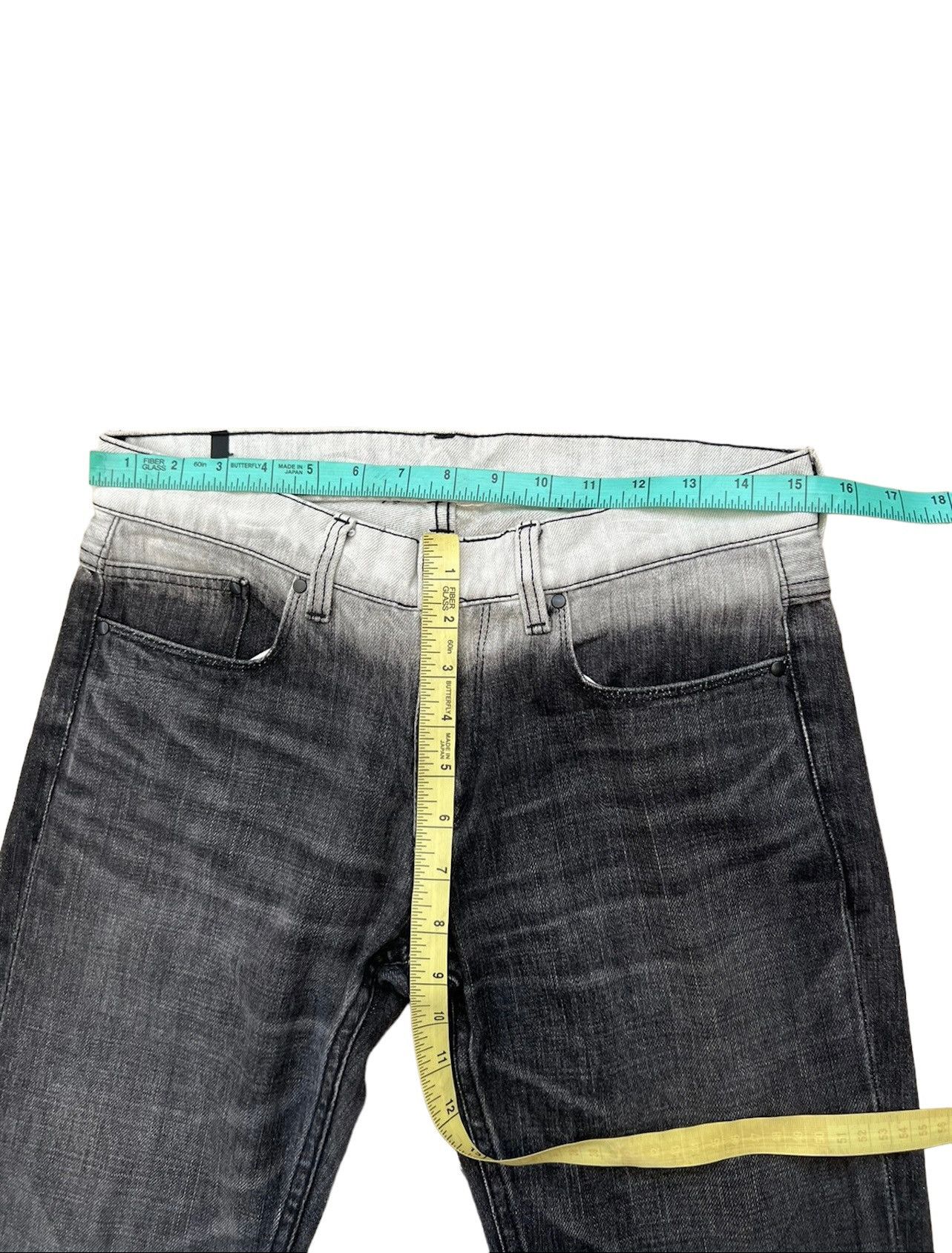 Fadeless Fadeless Japan Two Tones Denim Slim Jeans Size US 29 - 3 Thumbnail