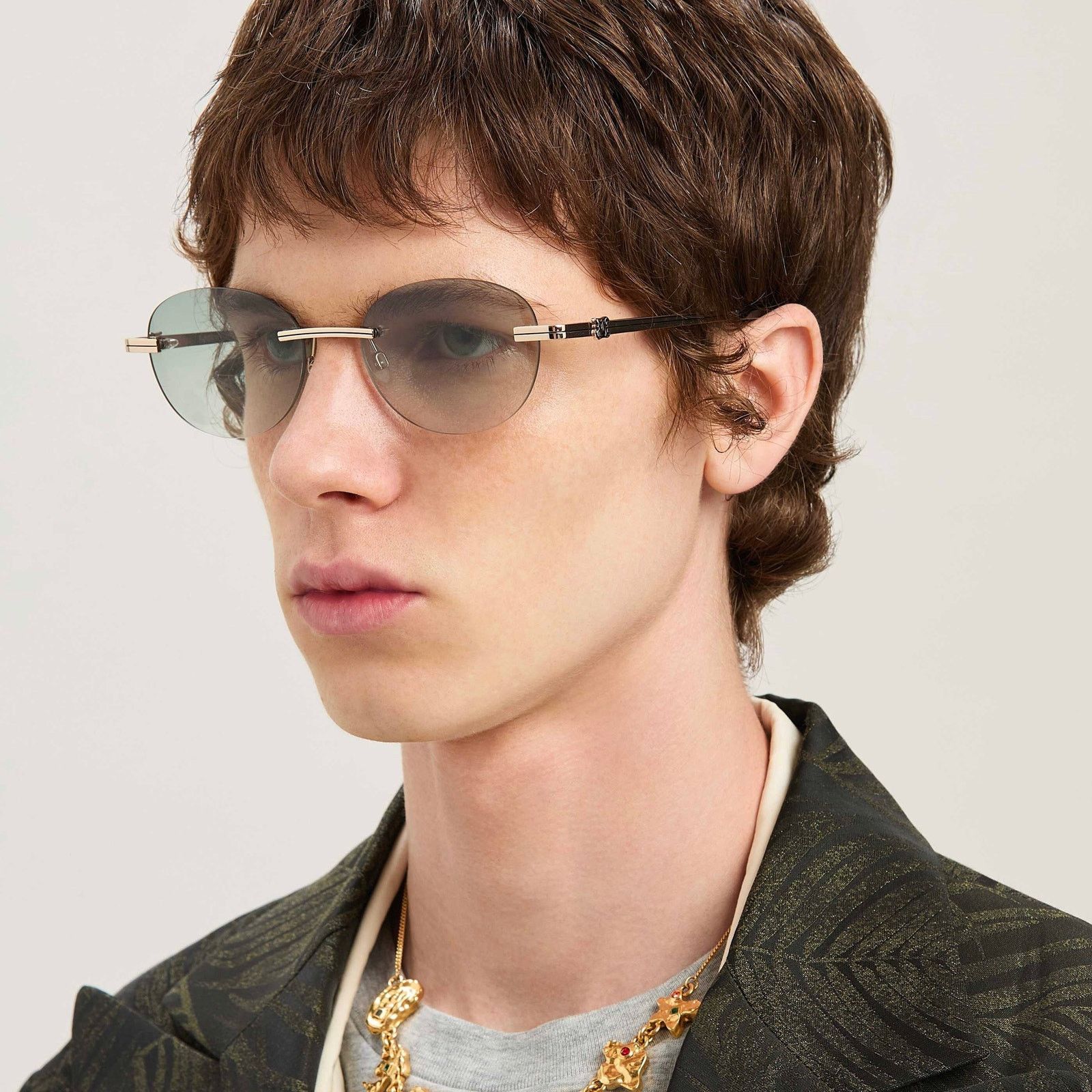 Palm Angels New, PALM ANGELS Sunglasses PERI10H 7654 Authentic Size ONE SIZE - 5 Thumbnail