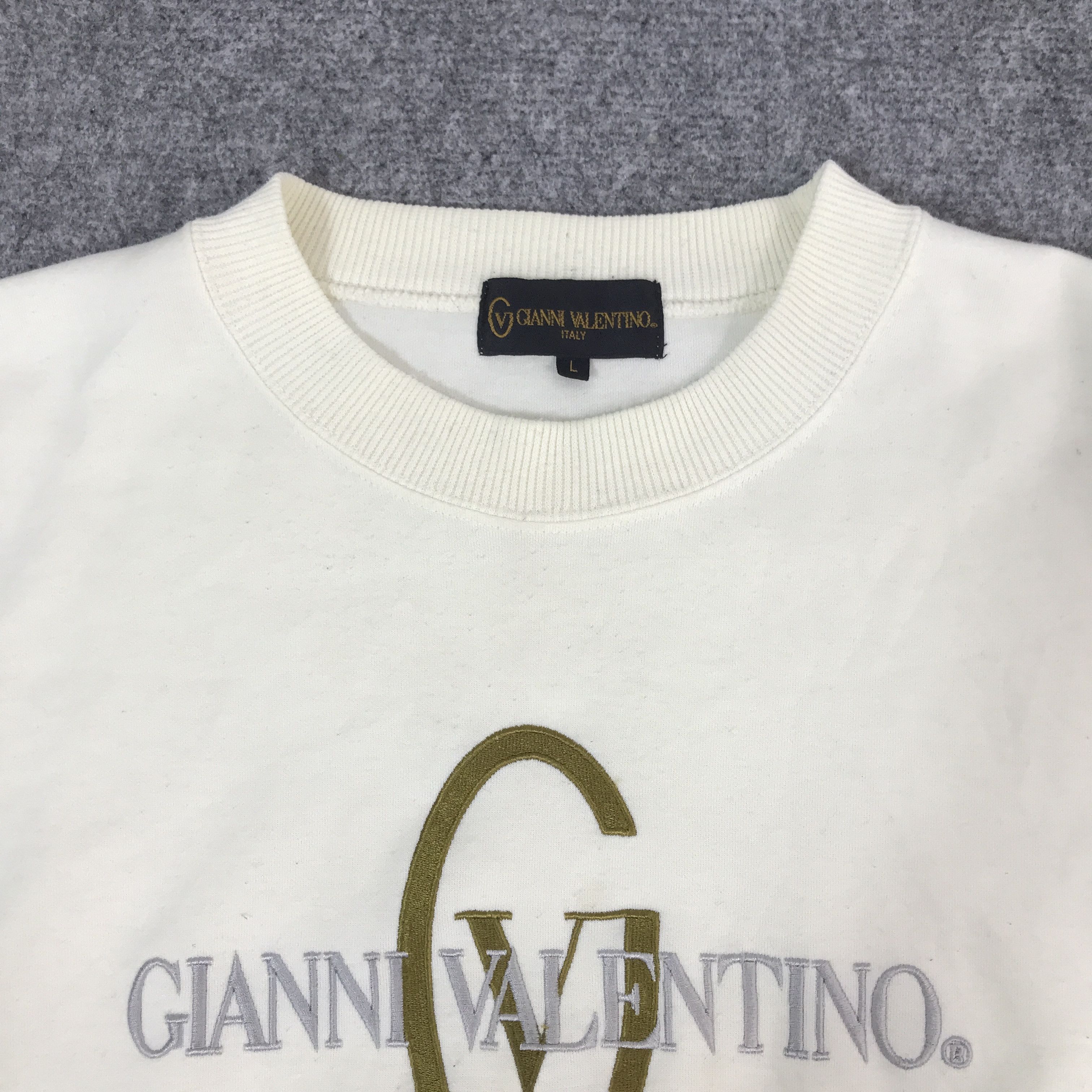 Gianni Valentino Gianni Valentino Big Logo Sweatshirt Size US L / EU 52-54 / 3 - 8 Thumbnail
