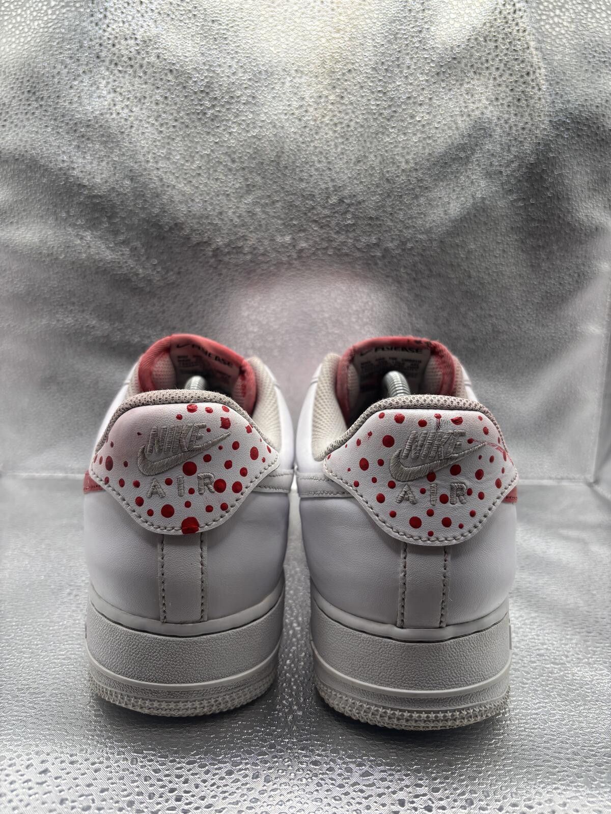 Nike Air Force 1 low triple white flyease (custom painted) Size US 10 / EU 43 - 4 Thumbnail