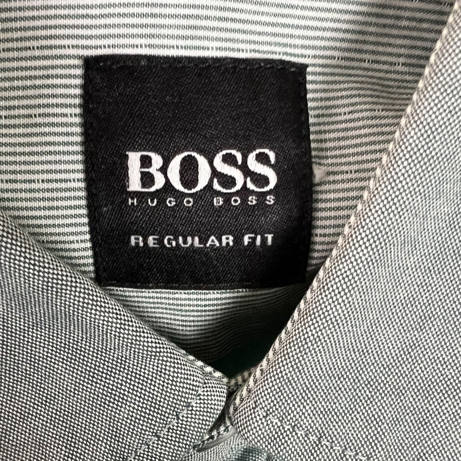 Hugo Boss Men's Boss - Hugo Boss Regular Fit Button Down Shirt Blue S Size US S / EU 44-46 / 1 - 4 Thumbnail