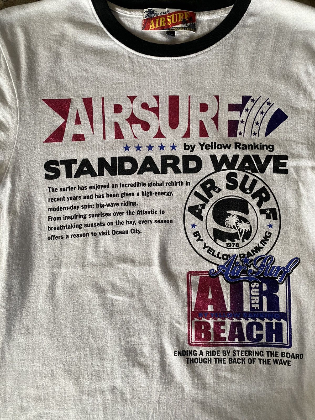 Japanese Brand Vintage Japanese Brand Air Surf Style Ringer T-Shirt Size US S / EU 44-46 / 1 - 3 Thumbnail