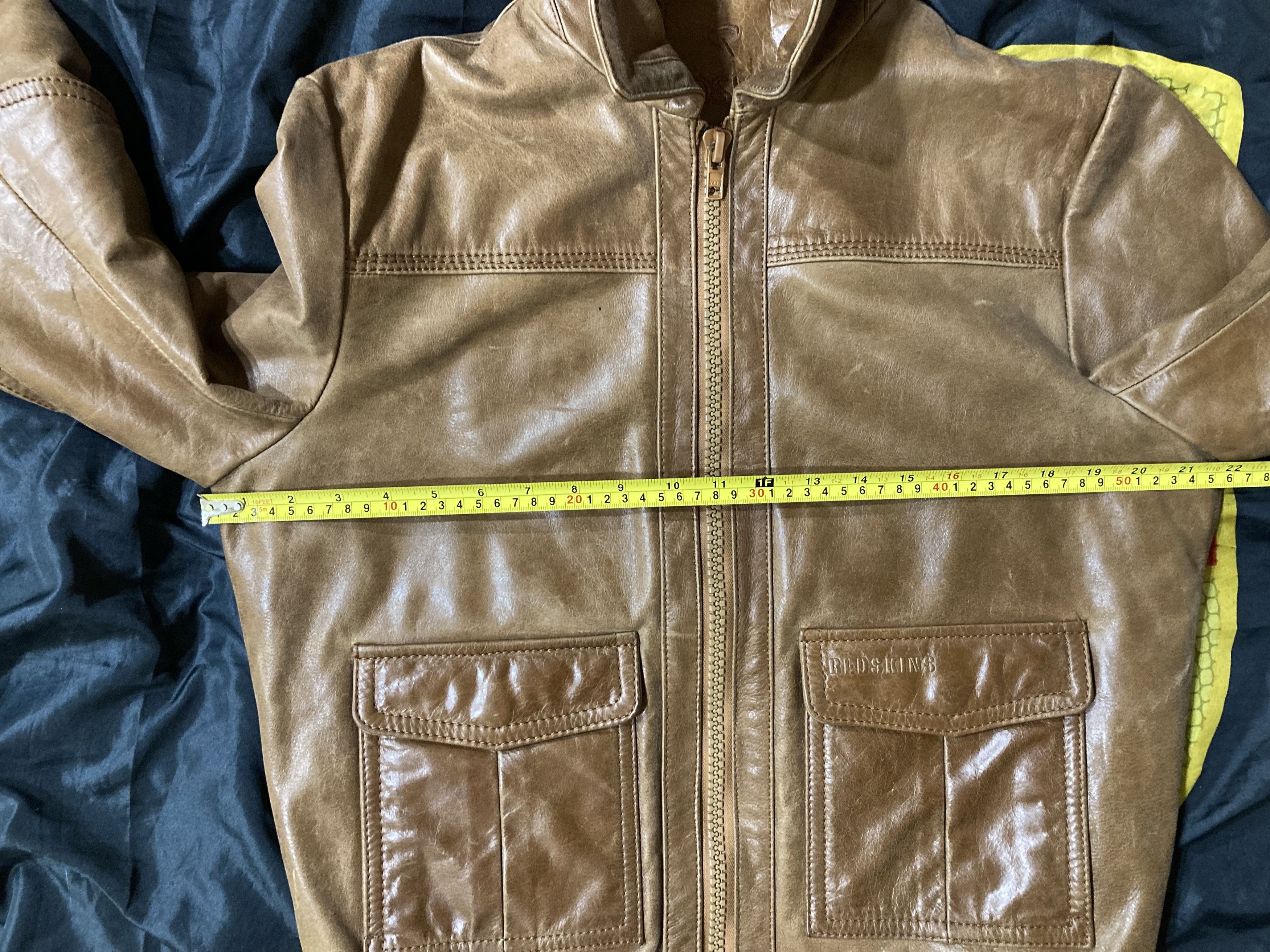Vintage Vintage REDSKINS Leather jacket Size US L / EU 52-54 / 3 - 5 Thumbnail