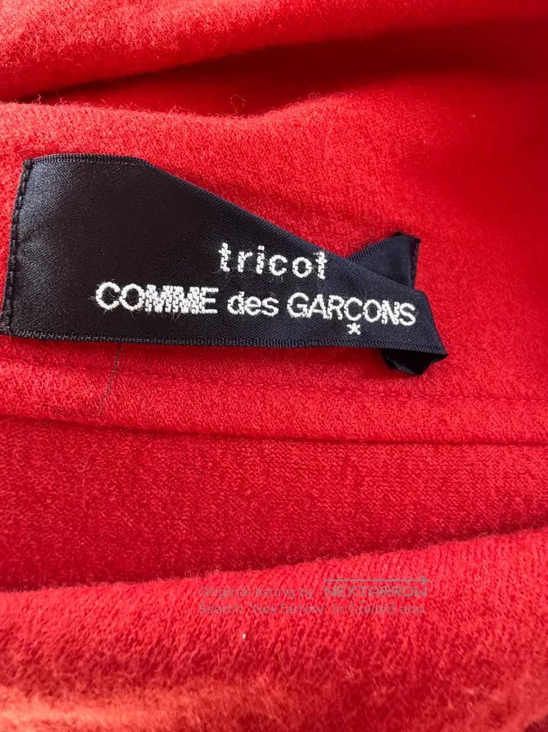 Comme des Garcons Comme Des Garcons Vintage Red Tonal Wrap Sleeveless Dress Size S / US 4 / IT 40 - 5 Thumbnail