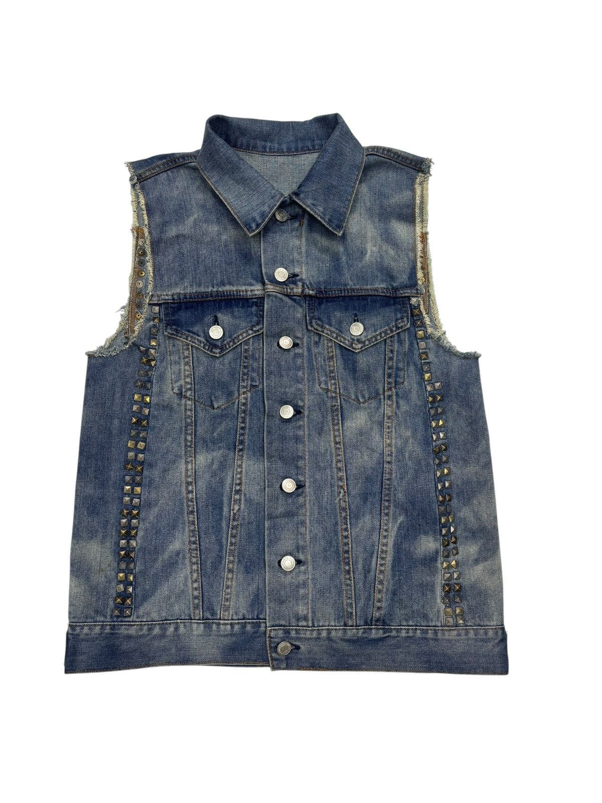 Hysteric Glamour × Undercover RARE❤️‍🔥PUNK STUDDED DRWCYS DENIM VEST Size US S / EU 44-46 / 1 - 1 Thumbnail