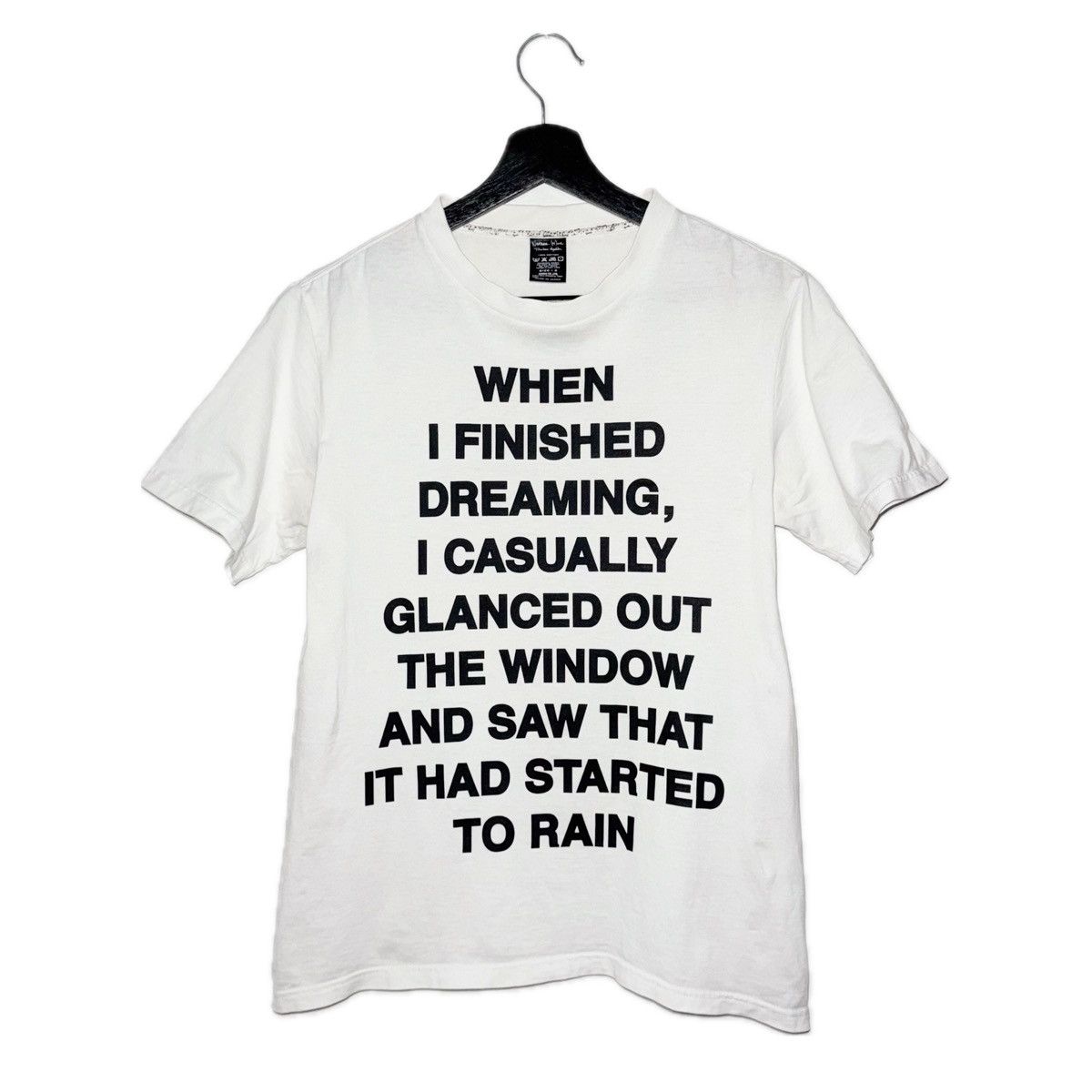 Number (N)ine Number (N)ine SS09 "Dreaming Rain" poem T-shirt Size US M / EU 48-50 / 2 - 1 Thumbnail