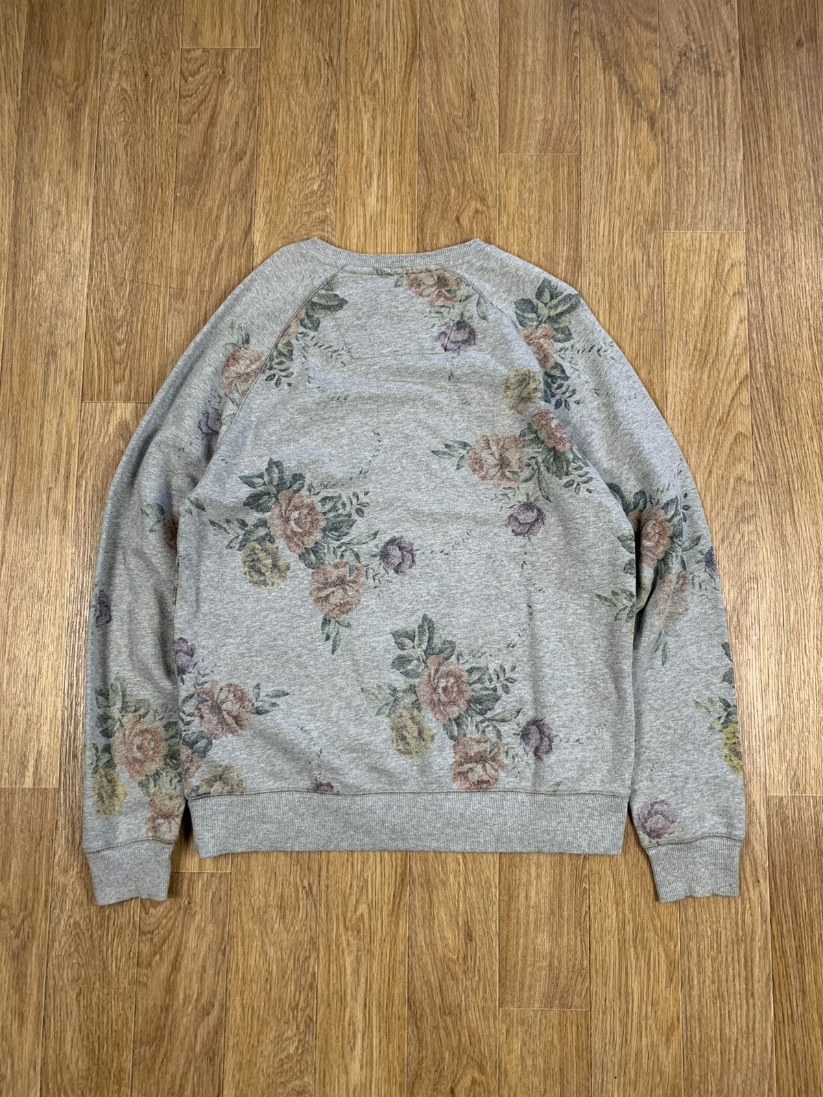 Marshall Artist Marshal Artist Flower Print Grey Sweatshirt Size US M / EU 48-50 / 2 - 8 Thumbnail