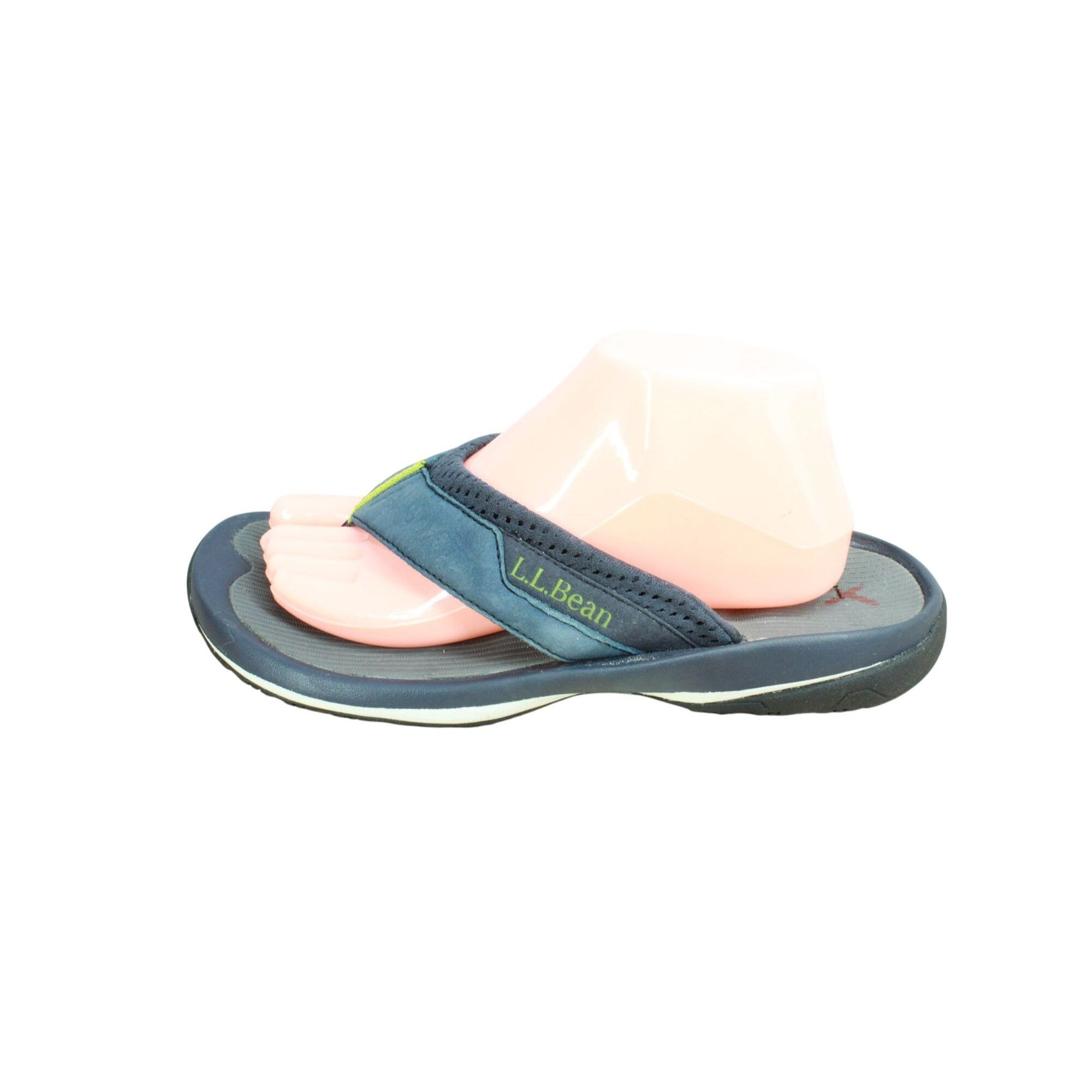 L.L. Bean × Leather LL Bean Swift River Men's Perforated Athletic Flip-Flops Size US 9 / EU 42 - 1 Thumbnail