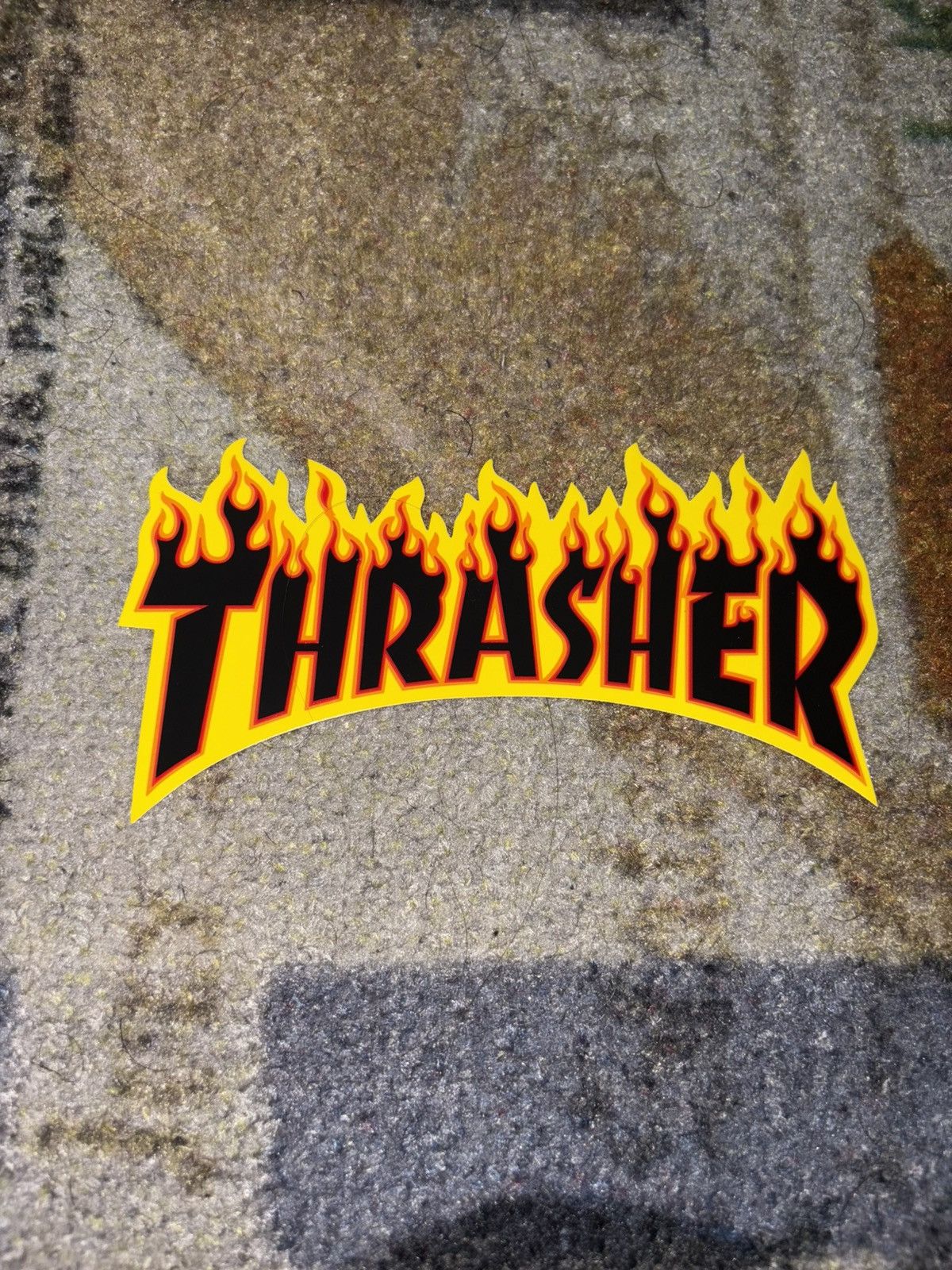 Thrasher Thrasher Fire Flames Logo Sticker Size ONE SIZE - 1 Preview