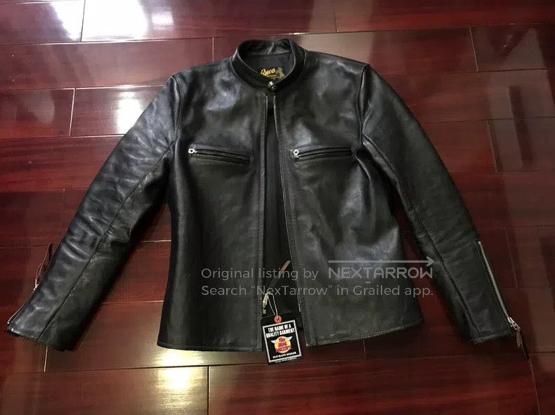Buco Buco J-100 horseskin locomotive leather coat Size US S / EU 44-46 / 1 - 1 Thumbnail