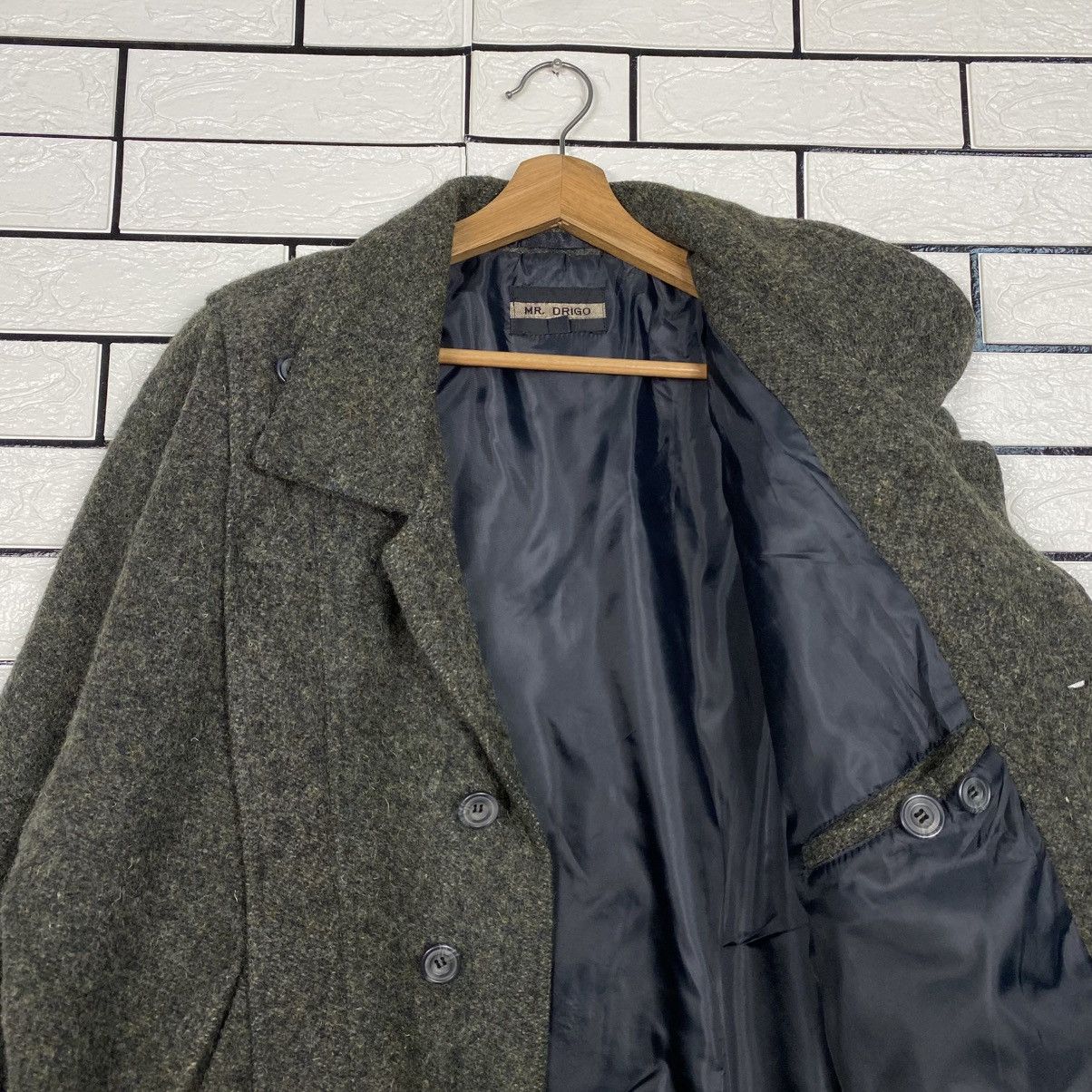 Vintage 📌Bondage Double Collar Wool Jacket Mr Drigo Issey Miyake Size US L / EU 52-54 / 3 - 14 Thumbnail