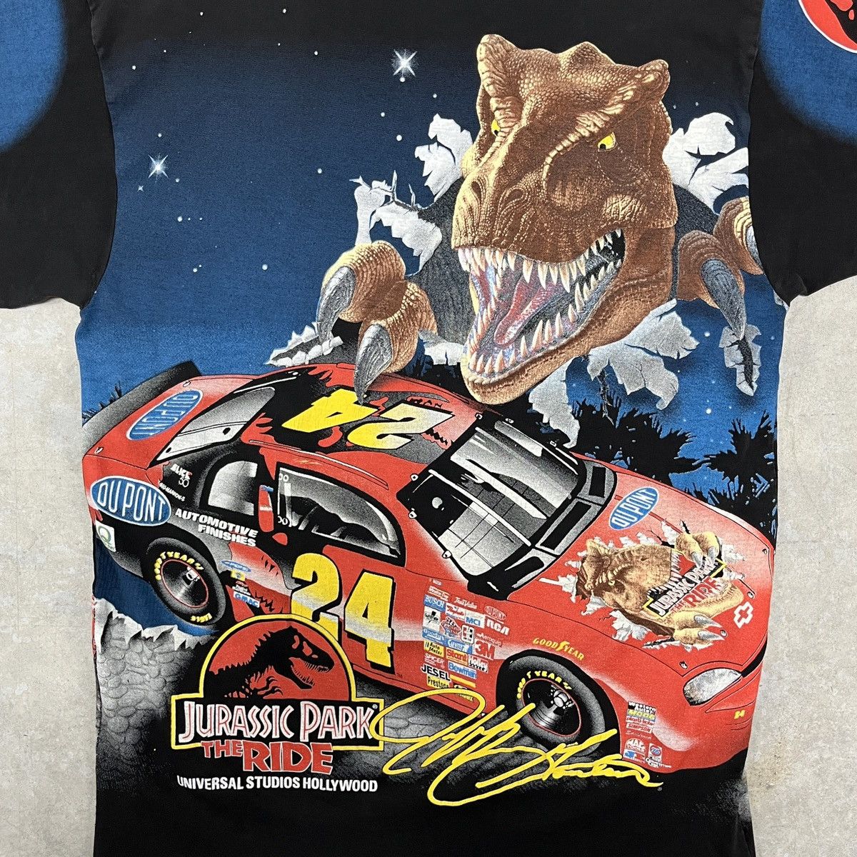Chase Authentics Vintage Jurassic Park Nascar All Over Print Shirt Size US L / EU 52-54 / 3 - 6 Thumbnail