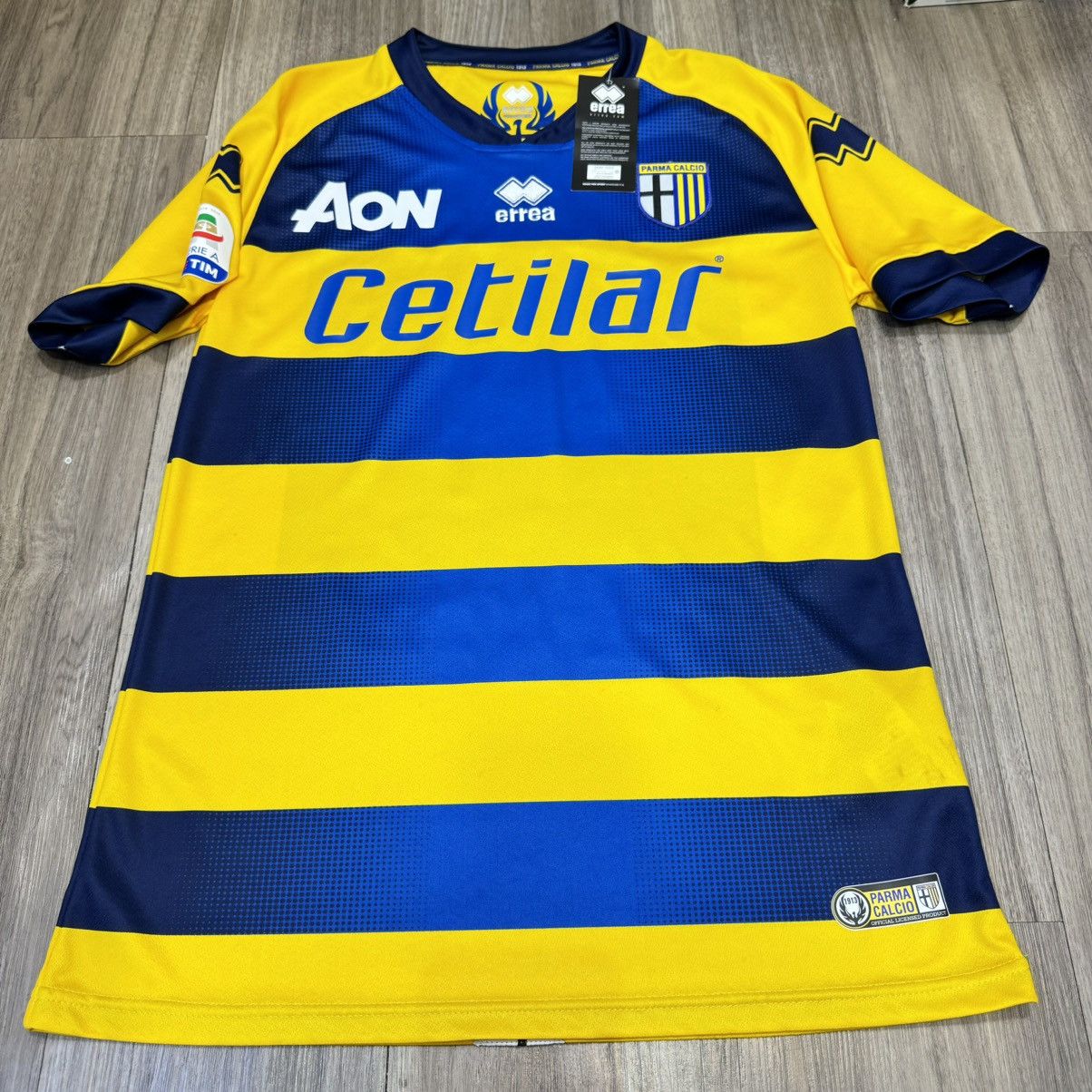 Errea Parma 18/19 home shirt #10 Nakata (Bnwt) Size US M / EU 48-50 / 2 - 1 Thumbnail