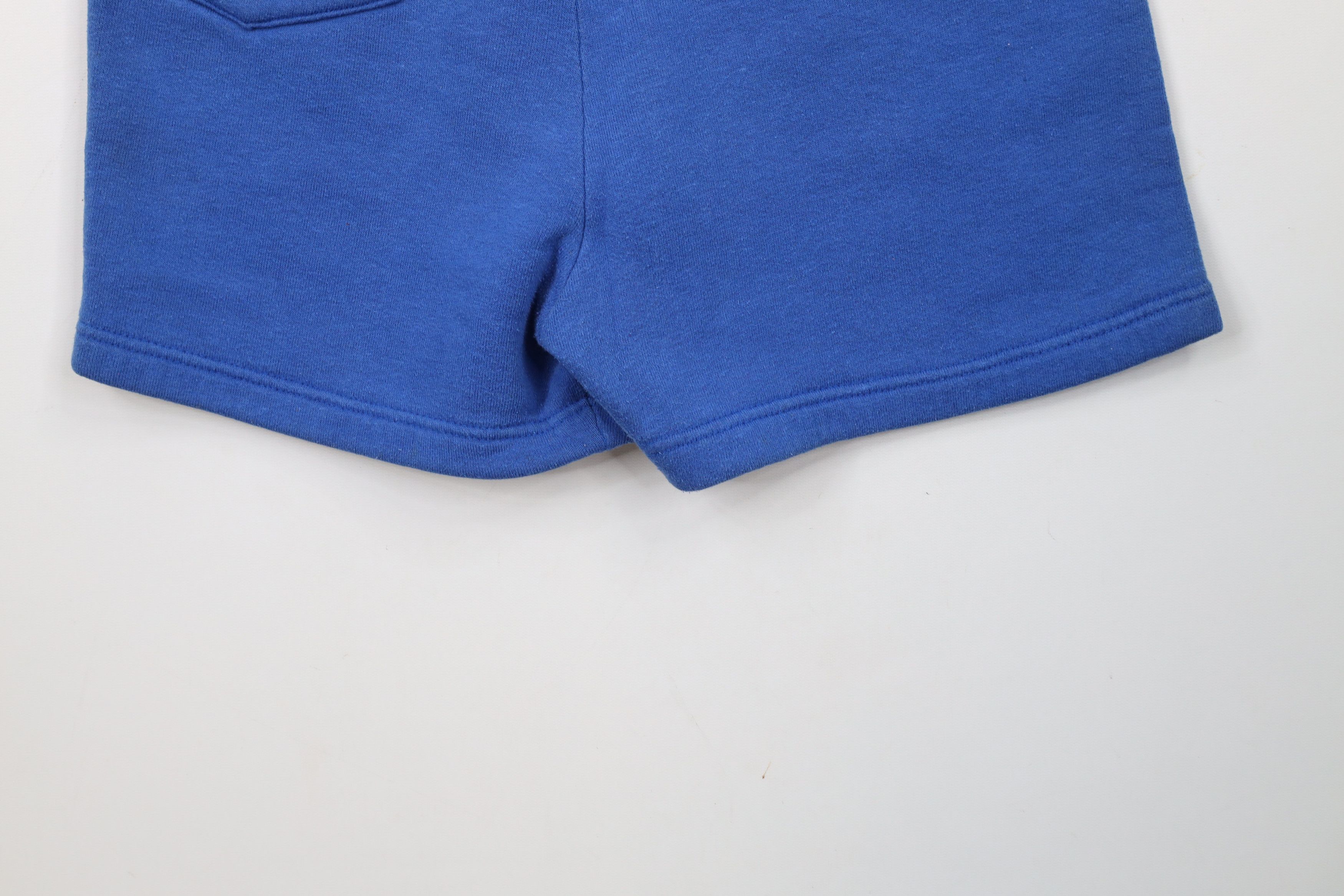 Vintage Vintage 70s Wilson Spell Out Sweatpants Shorts Blue USA Size US 32 / EU 48 - 13 Thumbnail