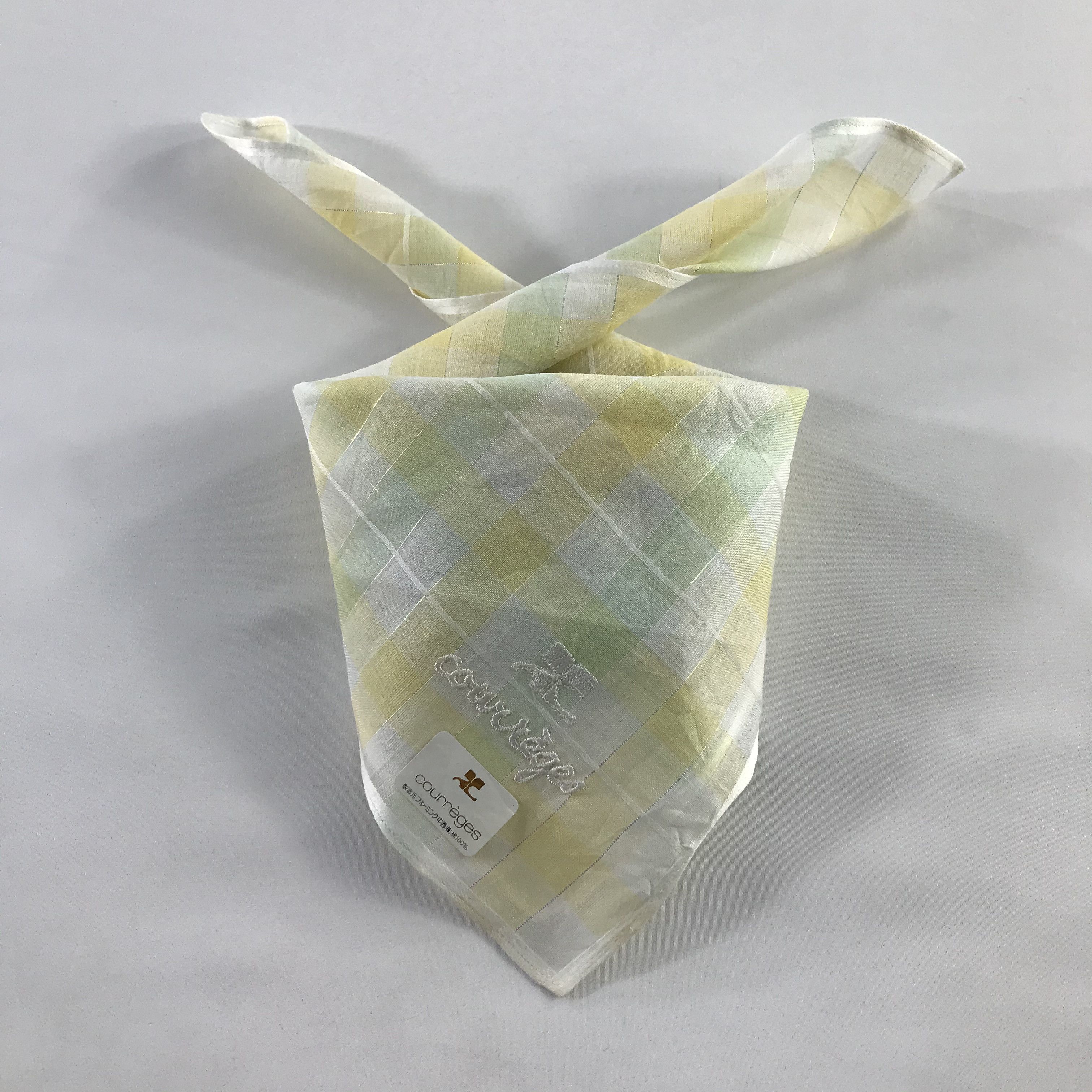 Courreges × Vintage Courreges Bandana / Handkerchief / Neckerchief - S588 Size ONE SIZE - 3 Thumbnail