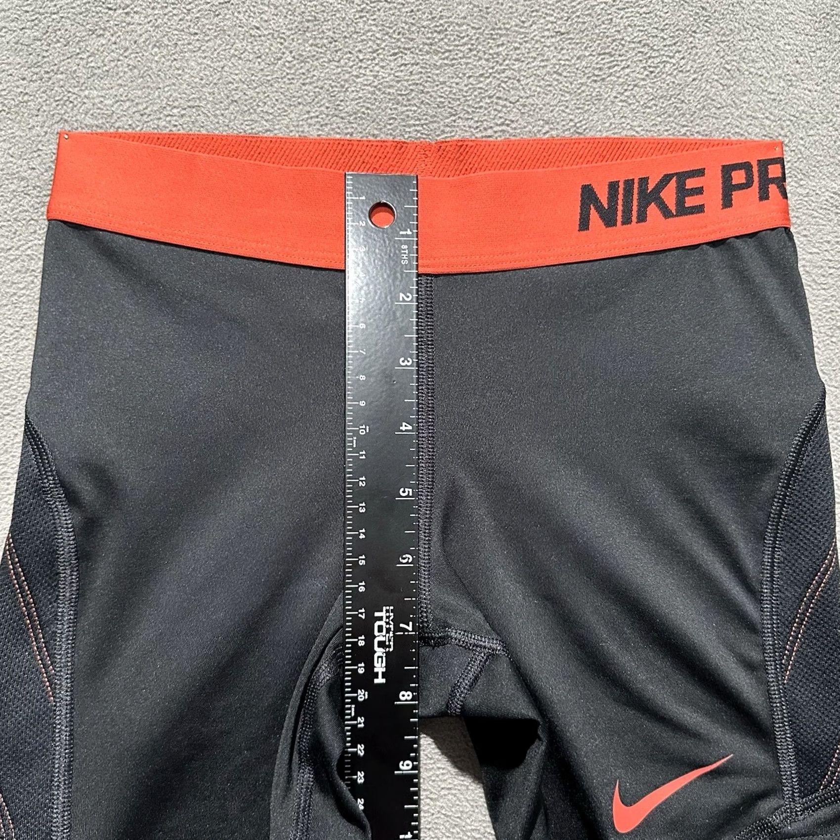 Nike Nike Pro Shorts Dri Fit Softball Sliding Sliders Black Red Medium Girls Size 32" / US 10 / IT 46 - 7 Thumbnail