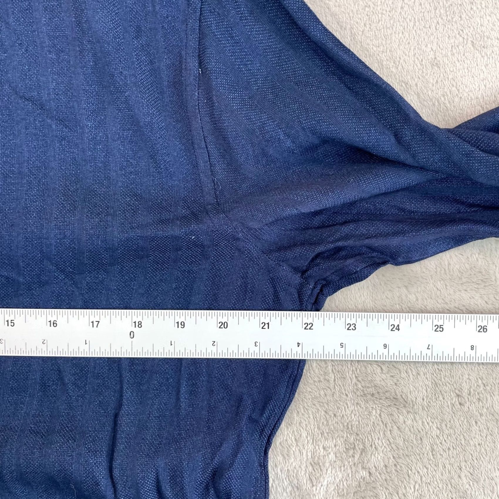 John Varvatos John Varvatos Shirt Men L Blue Band Mandarin Collar Long Sleeve NWOT Size US L / EU 52-54 / 3 - 5 Thumbnail