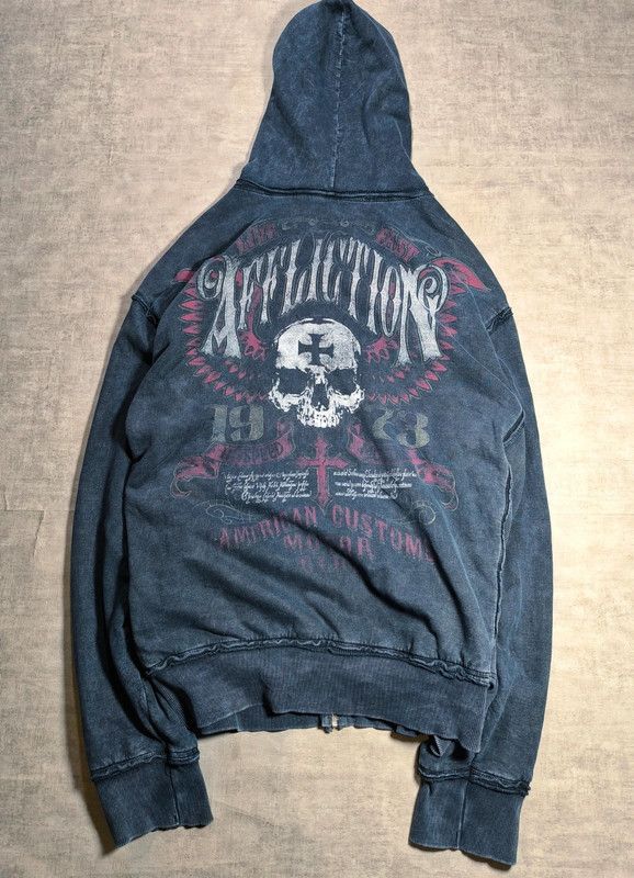 Affliction 2x oversize affliction hoodie reversibile Size US XXL / EU 58 / 5 - 4 Thumbnail