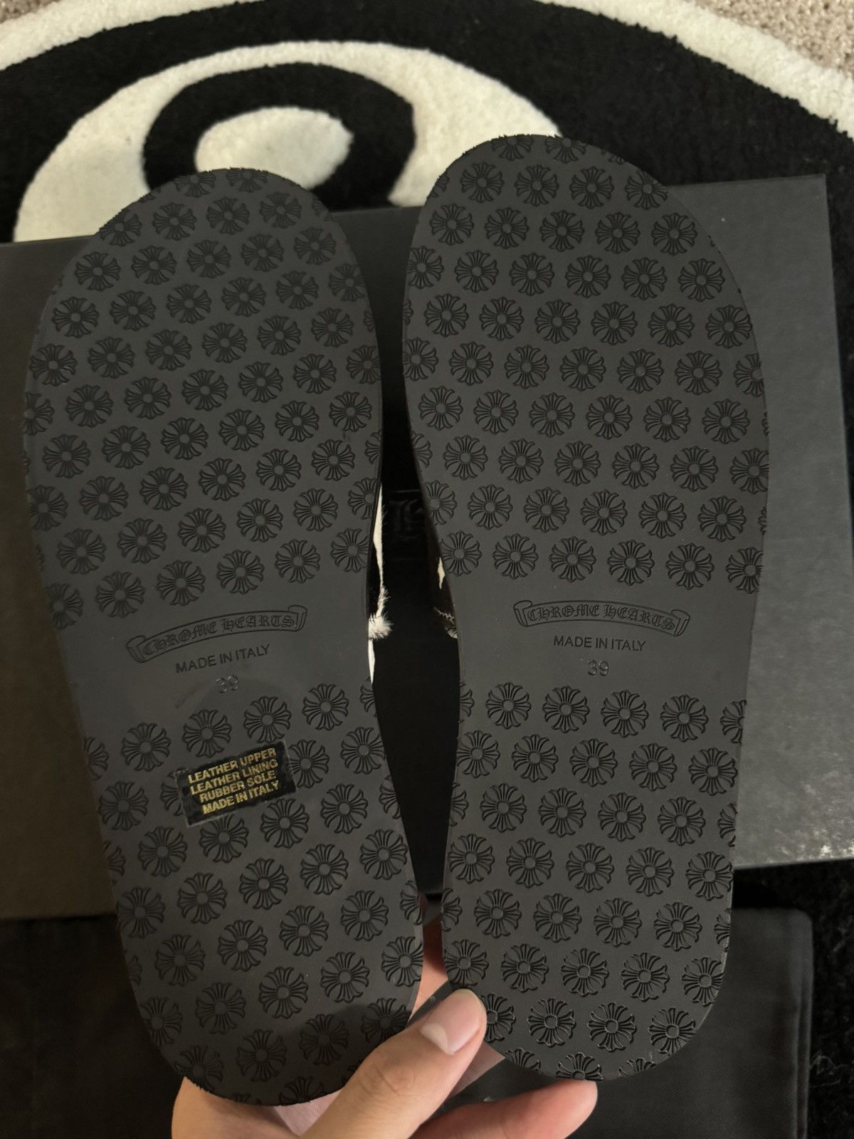 Chrome Hearts chrome hearts red cow patch slide Size US 6.5 / EU 39-40 - 6 Thumbnail