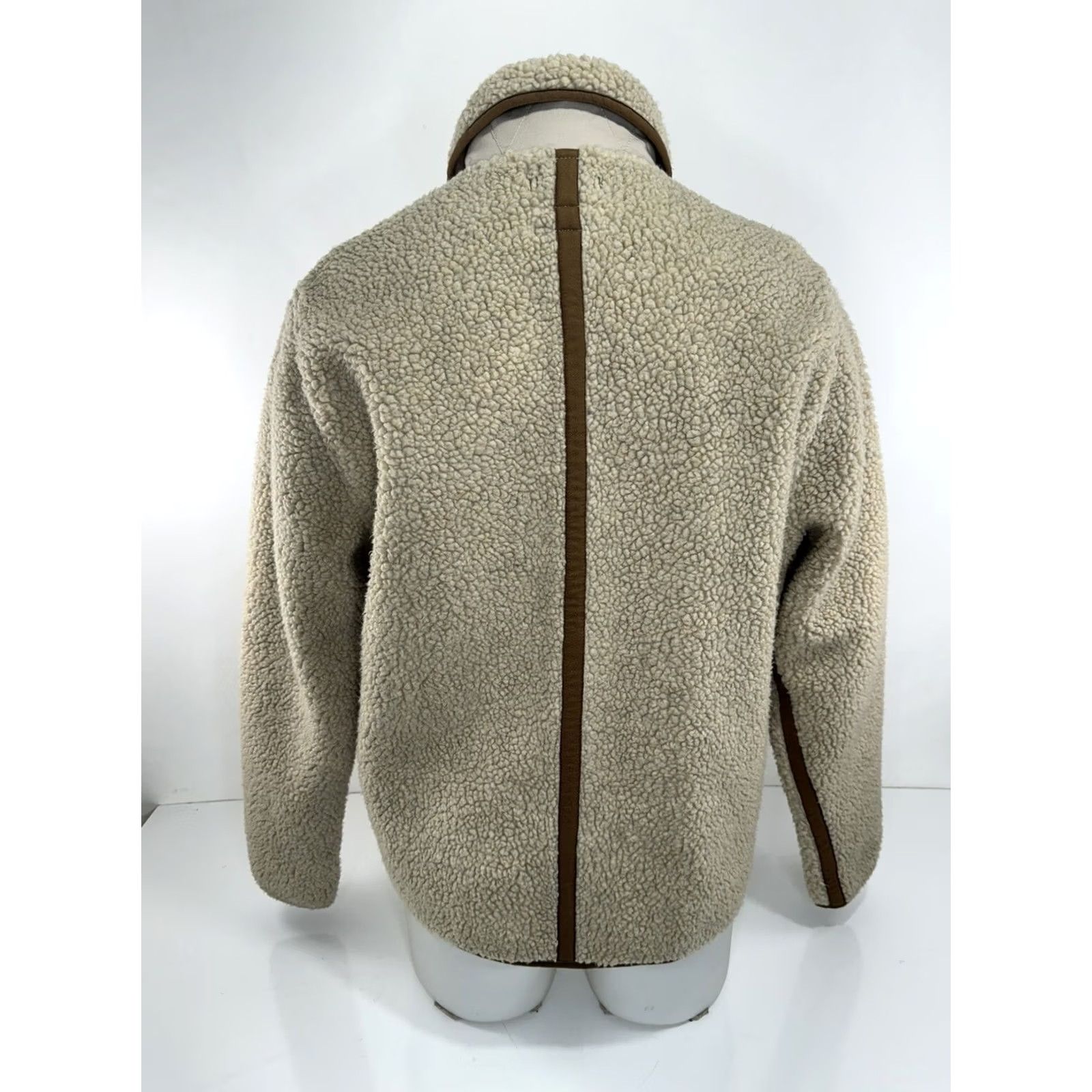Wallace & Barnes Wallace & Barnes Jacket Ranch Western Fleece Shawl Collar M Mens Light Brown Tan Beige Modern Style Ranch Western M Jacket Size US M / EU 48-50 / 2 - 5 Thumbnail
