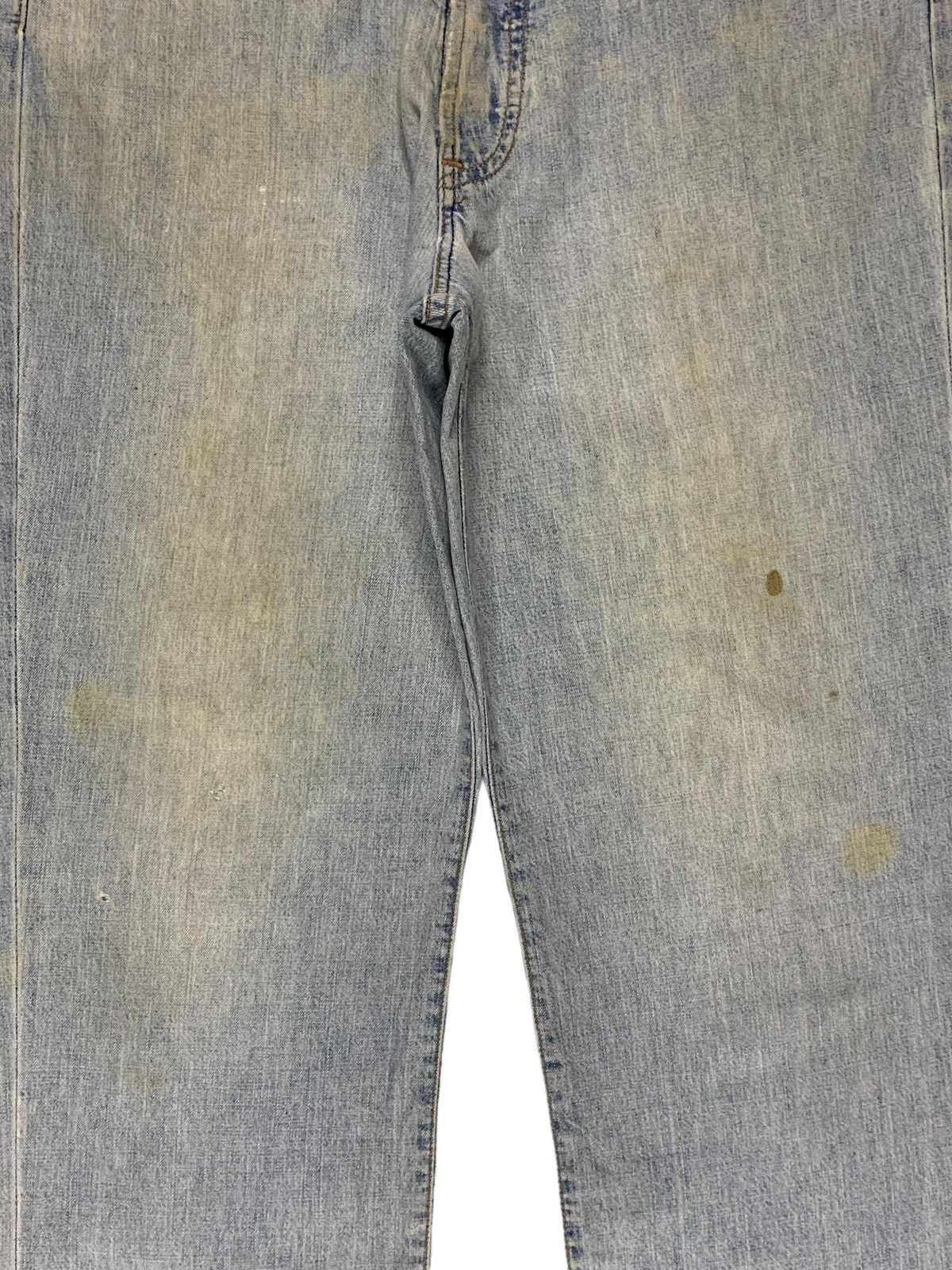 Polo Ralph Lauren Vintage / Y2K RRL Ralph Lauren Mud Wash Distress Loose Jeans Size US 33 - 5 Thumbnail