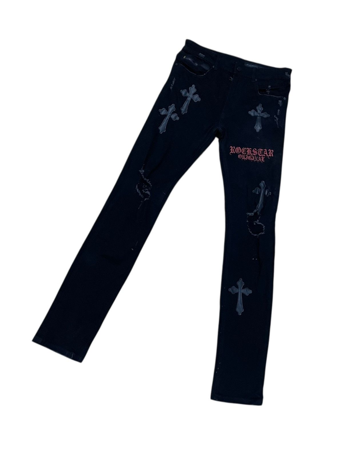 If Six Was Nine Rockstar Original Natural Selection 2.0 Stretch Skinny Jeans Size US 30 / EU 46 - 2 Thumbnail