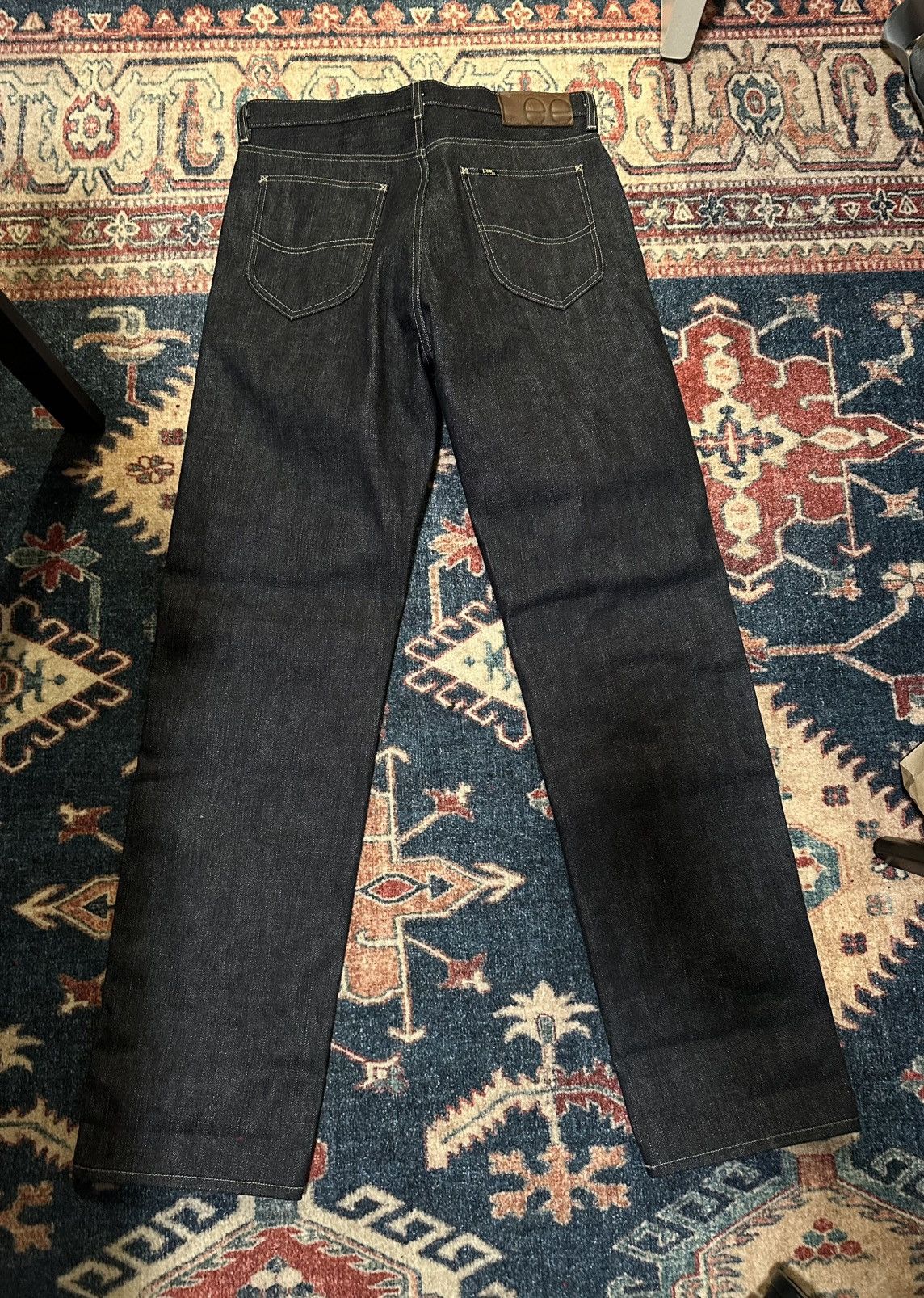 Lee Lee 101 R Relaxed Made in Japan 17oz Selvedge Jeans 31x34 Size US 31 - 2 Thumbnail