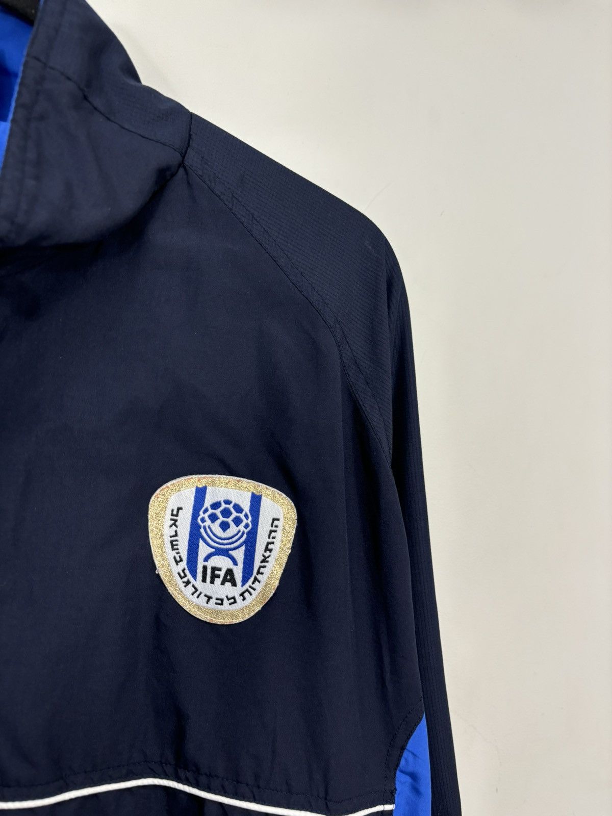 Puma Vintage Puma King IFA Football Rare Navy Nylon Track Jacket Size US XXL / EU 58 / 5 - 6 Thumbnail