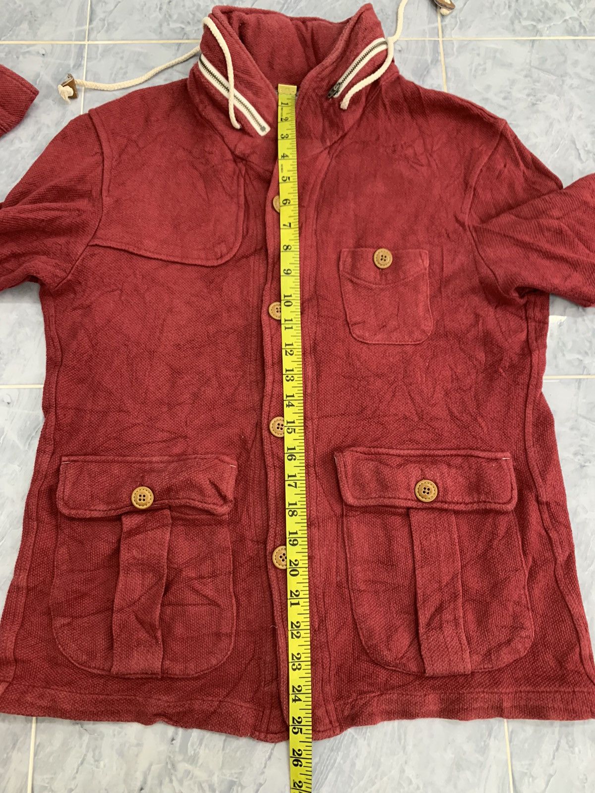 Japanese Brand × Takeo Kikuchi TK Takeo Kikuchi Button Jacket With Hoodie Storage Size US S / EU 44-46 / 1 - 12 Thumbnail