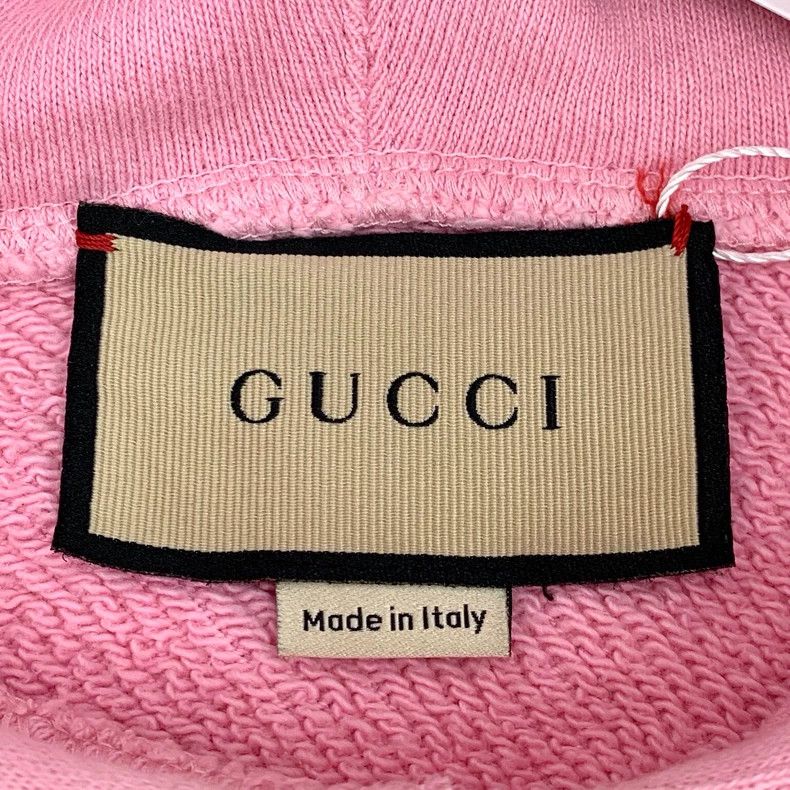 Gucci Gucci Pink banana cat letter print cotton round-neck long- Size L / US 10 / IT 46 - 6 Thumbnail