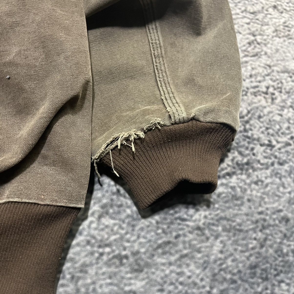 Carhartt VINTAGE CARHARTT BROWN FADED DISTRESSED HOODED JACKET XXL Size US XXL / EU 58 / 5 - 11 Thumbnail