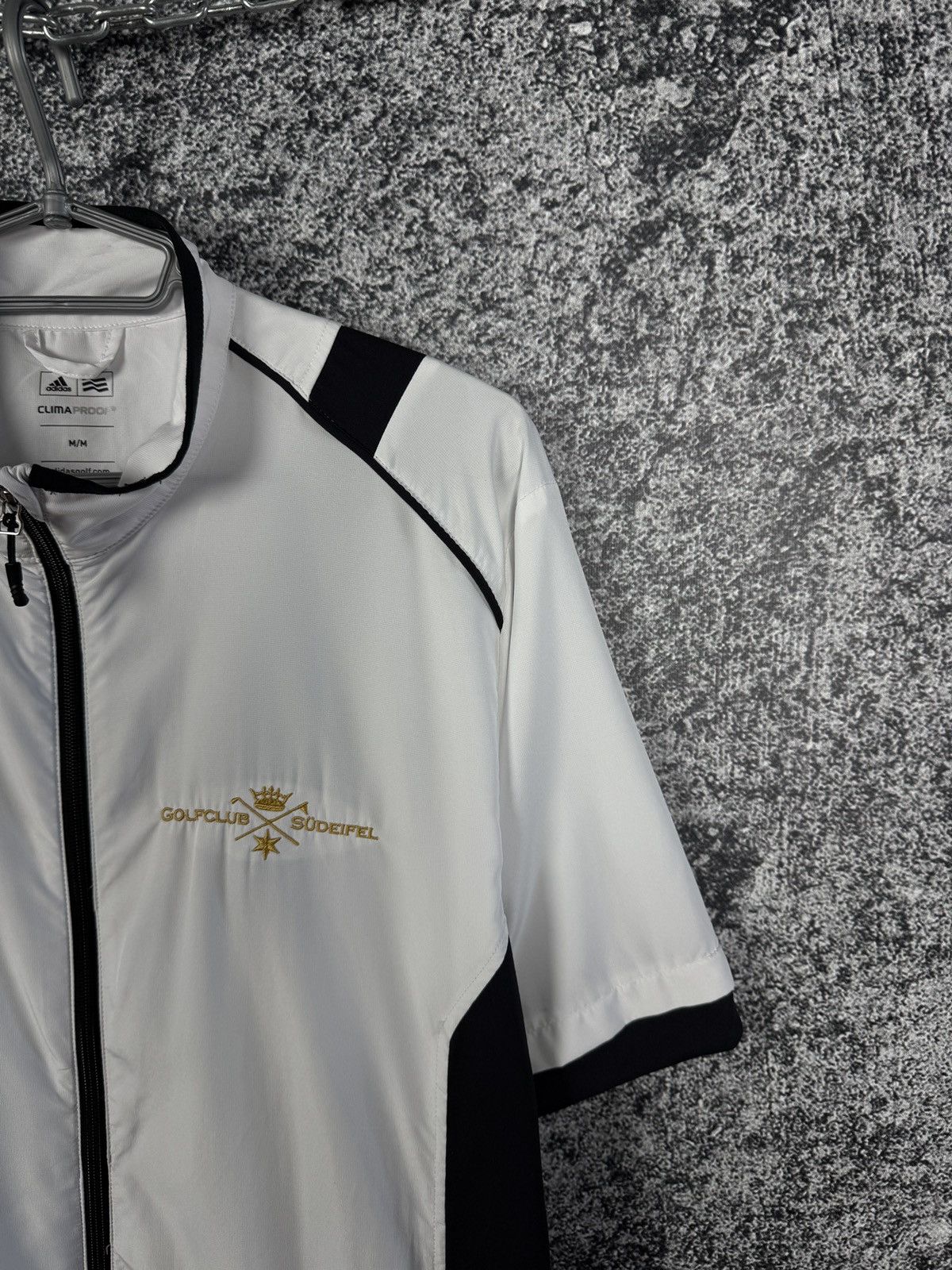 Adidas Adidas Golf Club Sudeifel Short Sleeve Jacket White Size M Size US M / EU 48-50 / 2 - 2 Thumbnail