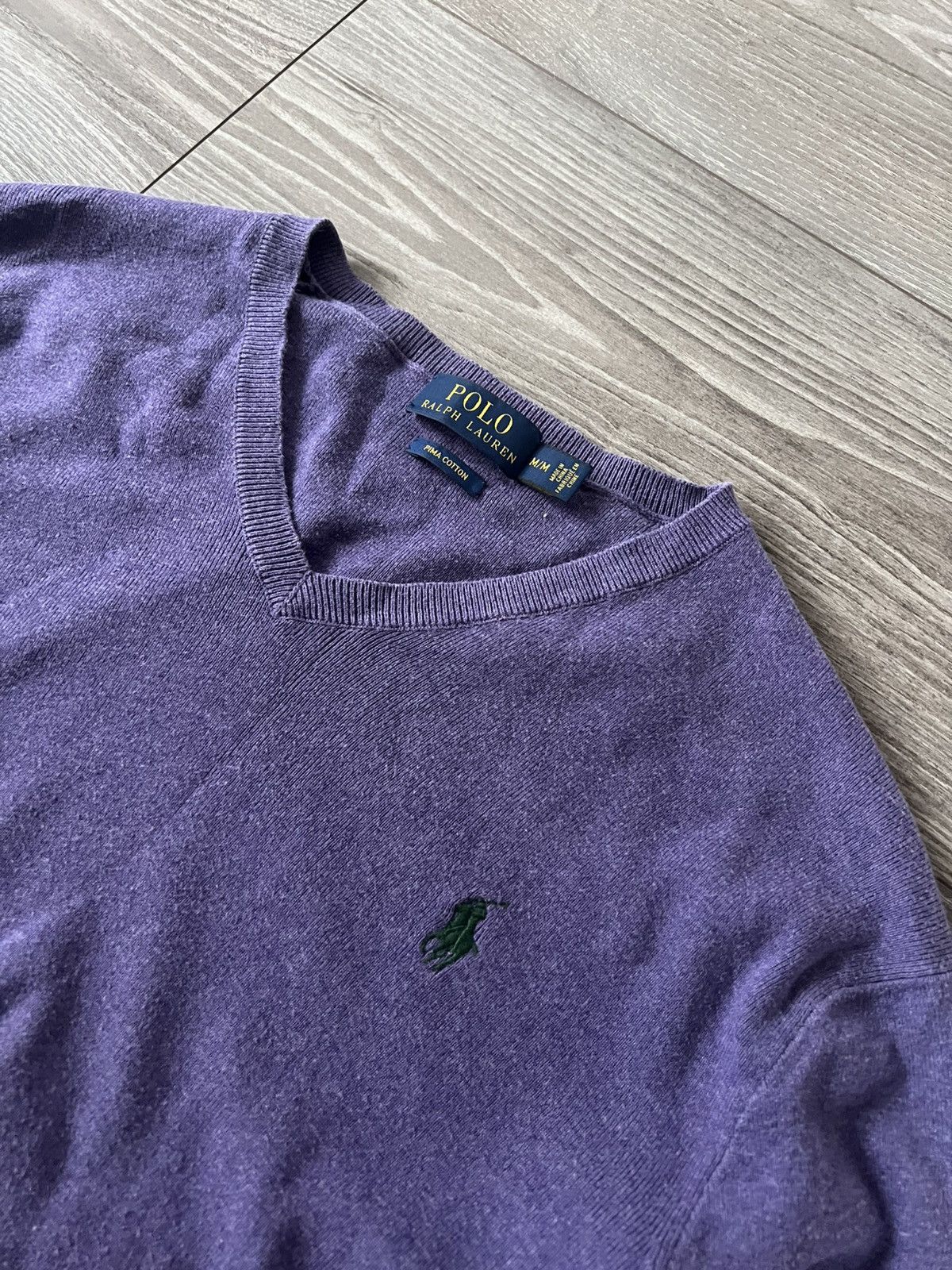 Designer × Polo Ralph Lauren × Ralph Lauren Polo Ralph Lauren RRL Pima Cotton Casual Sweater Size US M / EU 48-50 / 2 - 17 Thumbnail