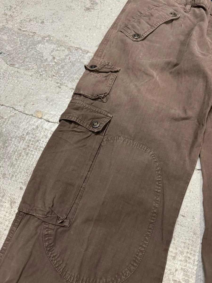 Dolce & Gabbana × Vintage AW2004 Dolce & Gabbana Brown Cargo Multi Pockets Pants Size US 34 / EU 50 - 6 Thumbnail
