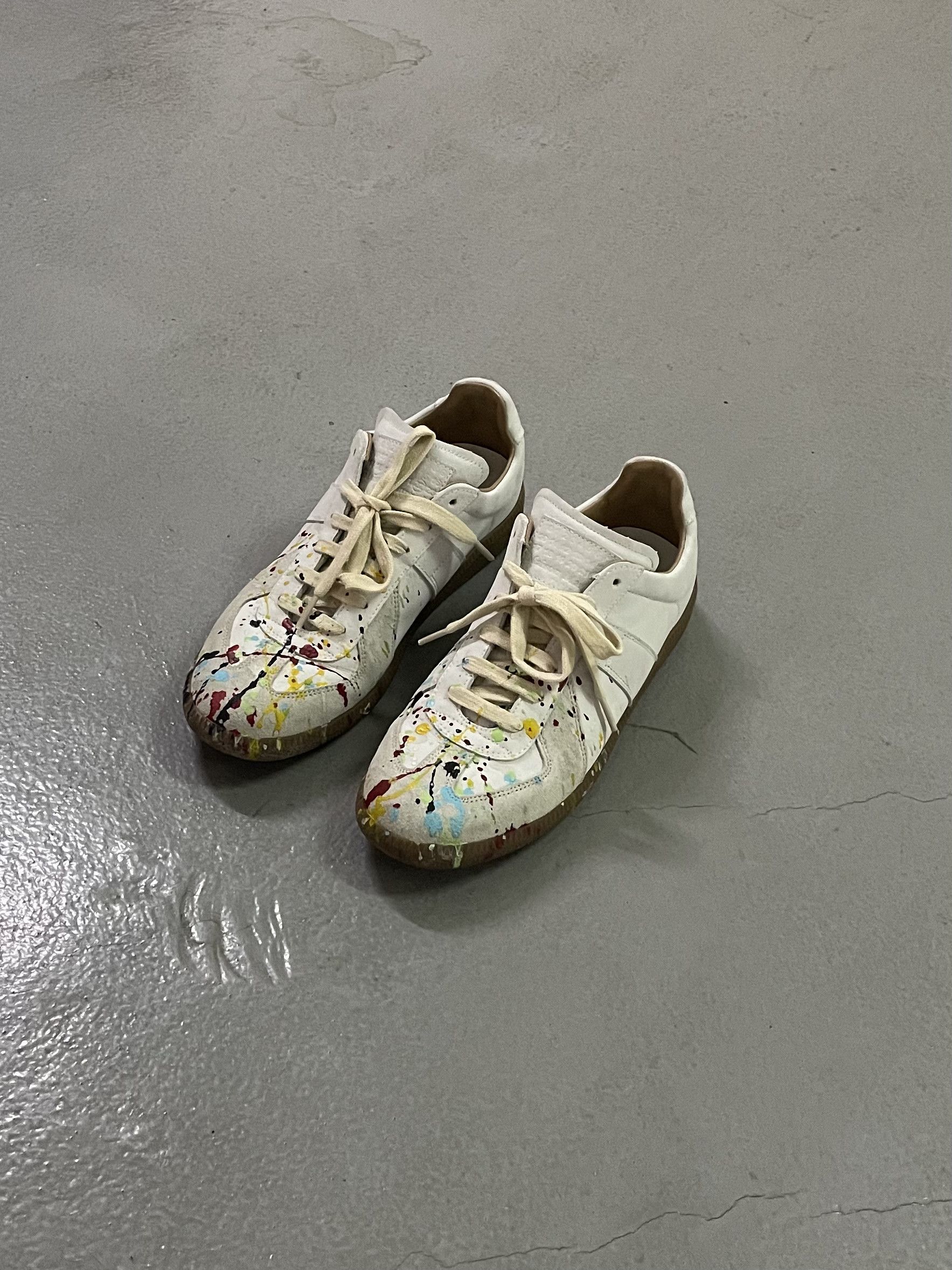Maison Margiela Maison Margiela Paint splatter gats | Grailed