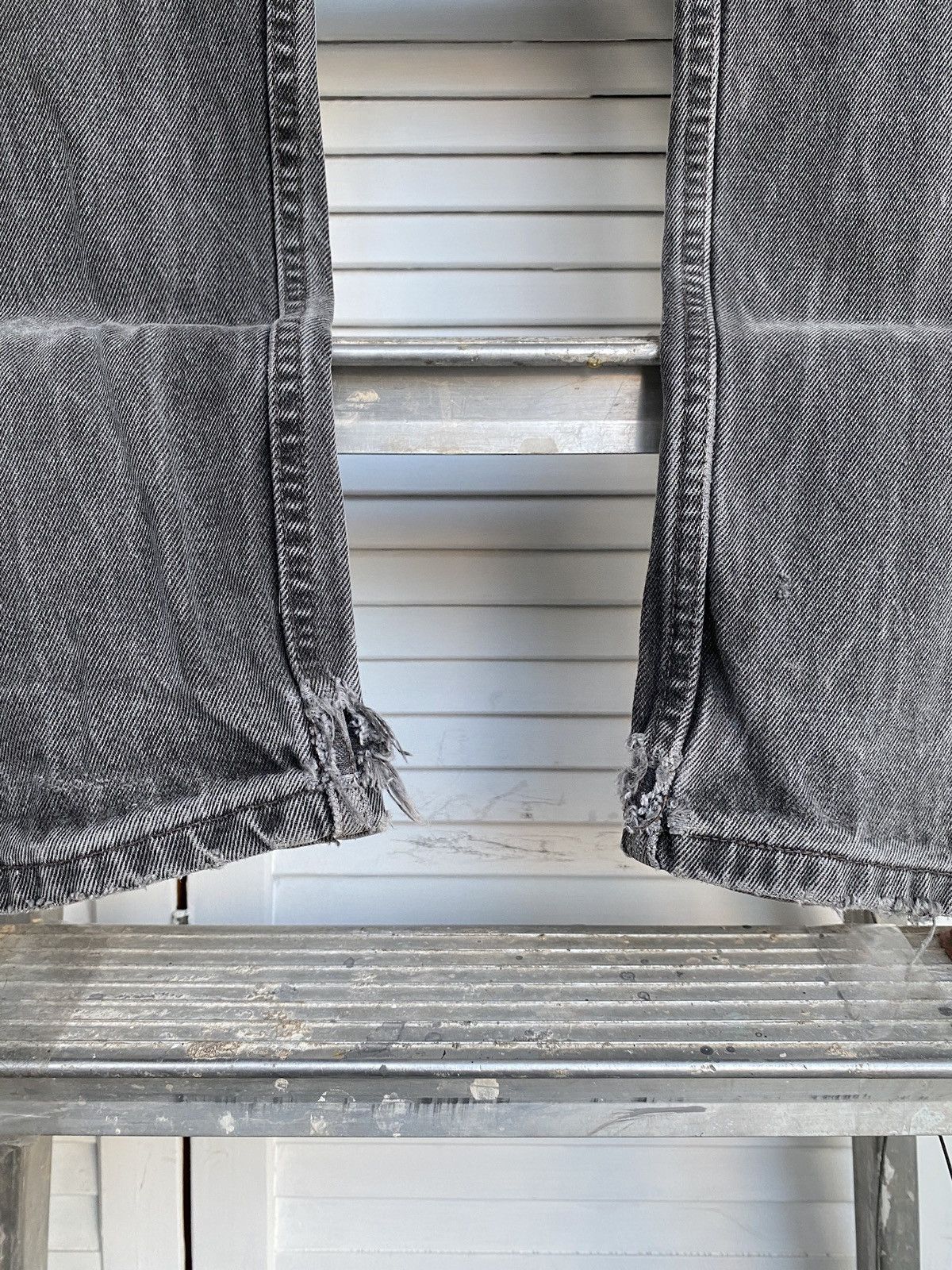Levi's × Vintage Vintage Levi’s 504 Grey Graphite Wash Denim Jeans Pants USA Size US 30 / EU 46 - 12 Thumbnail